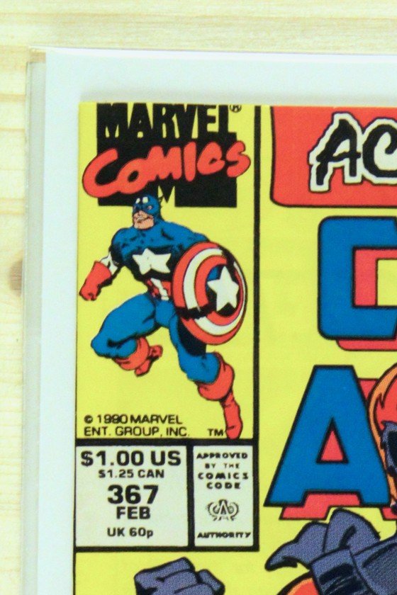 Captain America #367 – Marvel (1990) 8.5 VF+ "Avengers" Acts of Vengeance