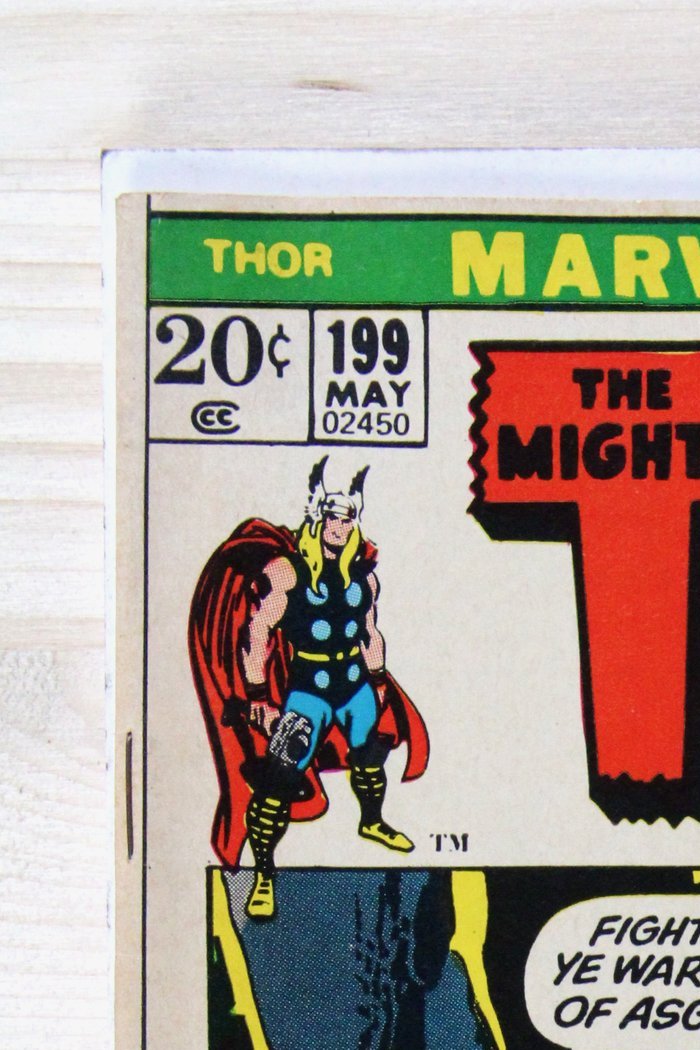 The Mighty Thor #199 – Marvel (1972) 5.0 VG/FN Stan Lee