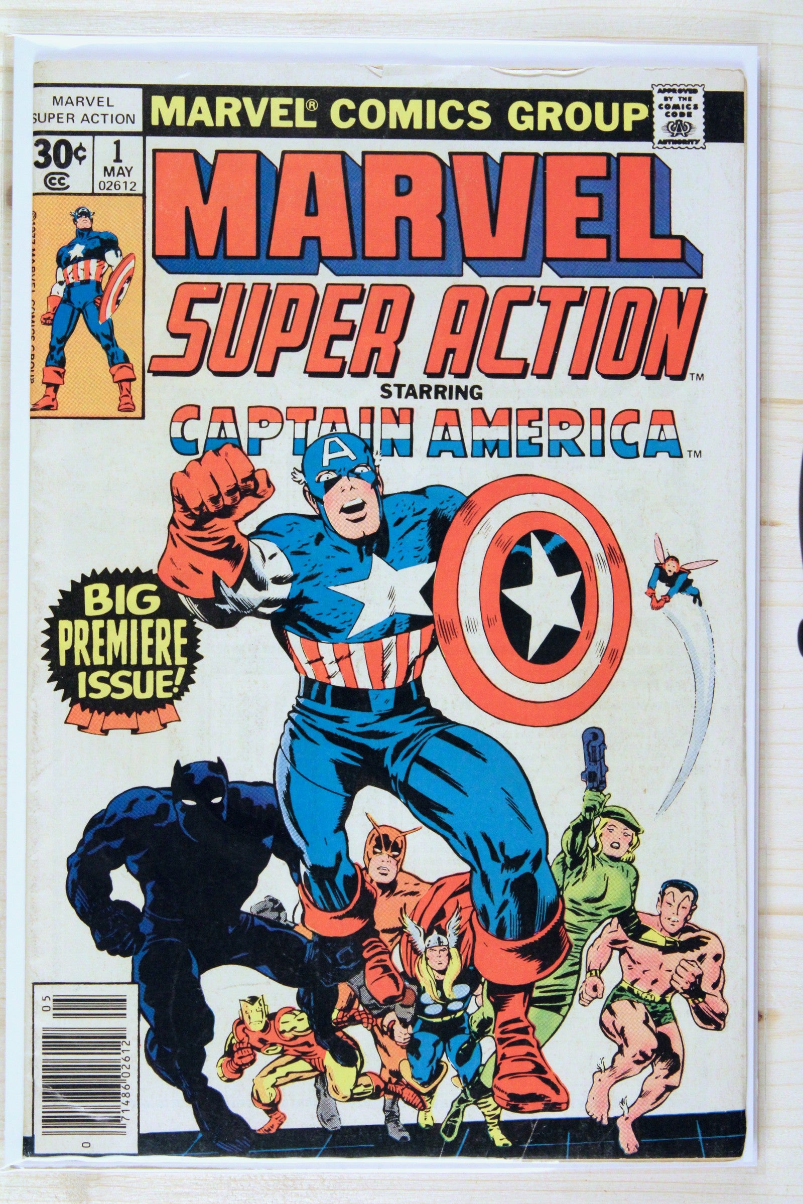 Marvel Super Action #1 – Marvel (1977) 6.5 FN+ Jack Kirby art | Stan Lee story | Newsstand Edition