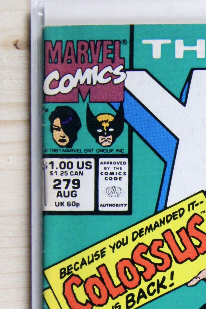 The Uncanny X-Men #279 – Marvel (1991) 9.0 VF/NM Muir Island Saga | Chris Claremont story | Scott Williams cover