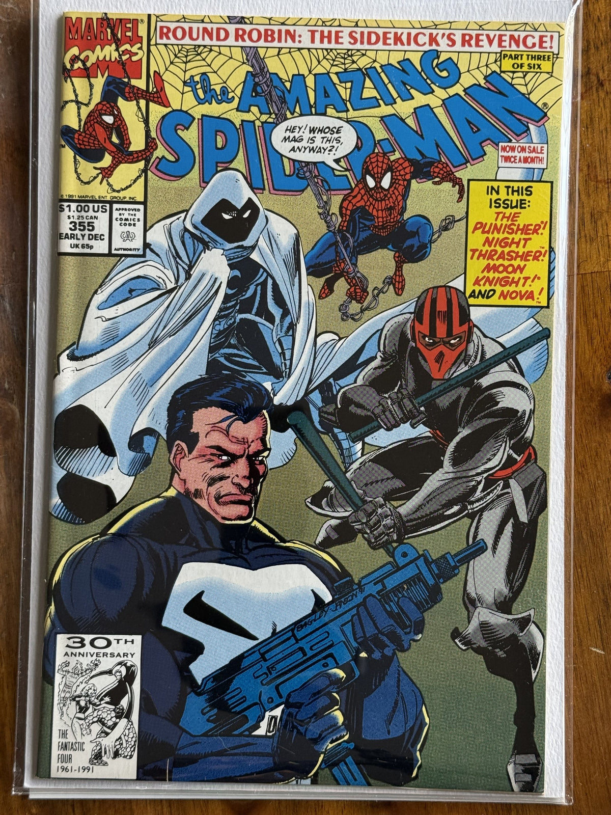 The Amazing Spider-Man #355 – Marvel (1991) 9.4 NM Round Robin