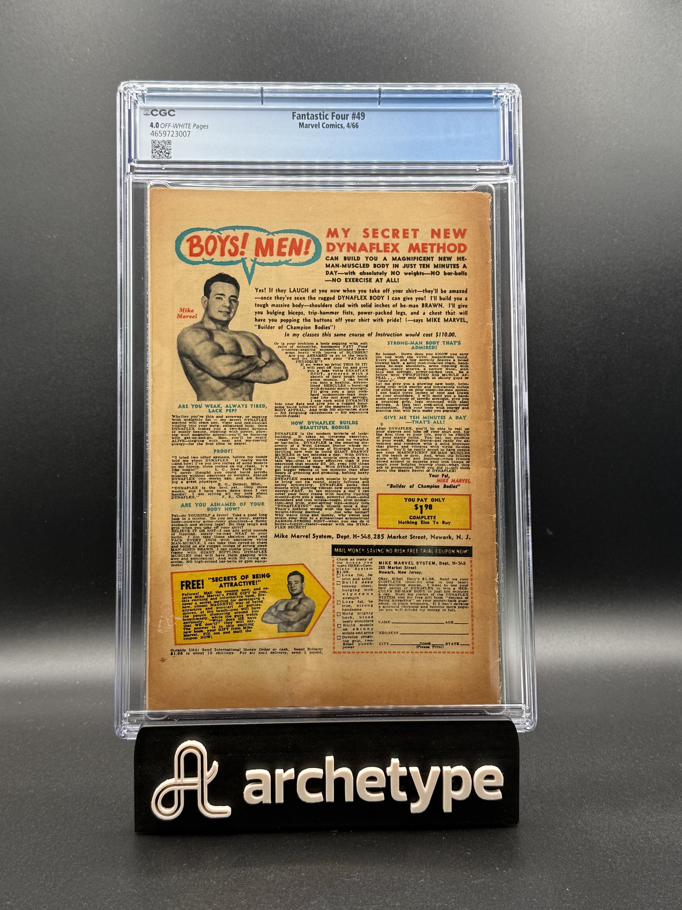 Fantastic Four #49 – Marvel (1966) CGC 4.0 Off-White Pages