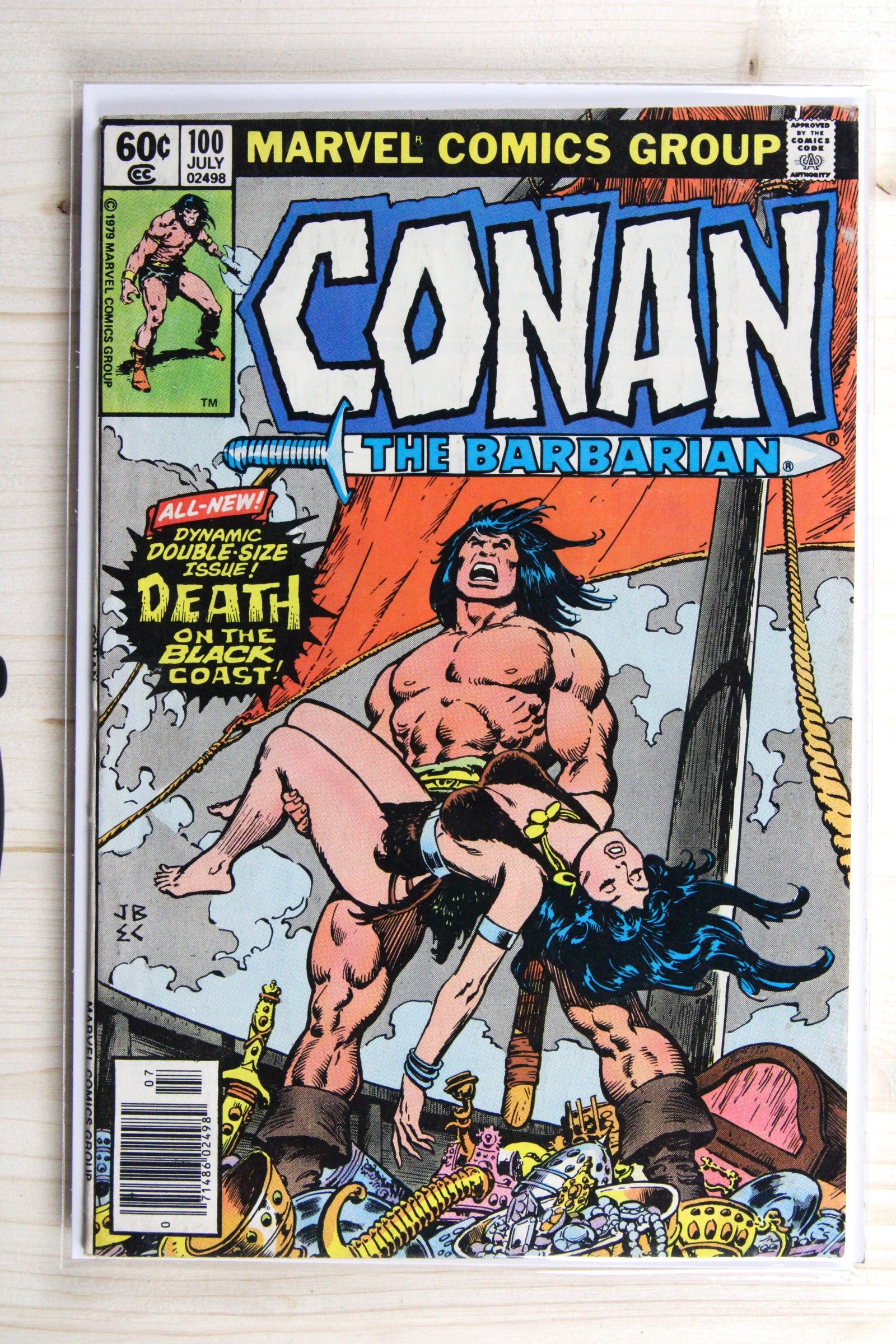 Conan the Barbarian #100 – Marvel (1979) 8.0 VF "Hostess" The Fantastic Four | Newsstand Edition