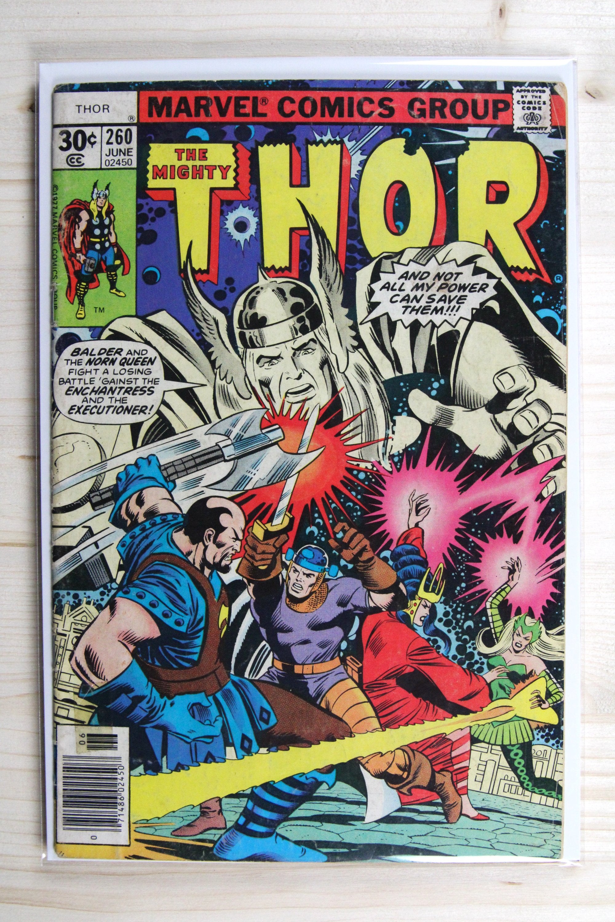 Thor #260 – Marvel (1977) 6.0 FN The Quest for Odin | Joe Sinnott
