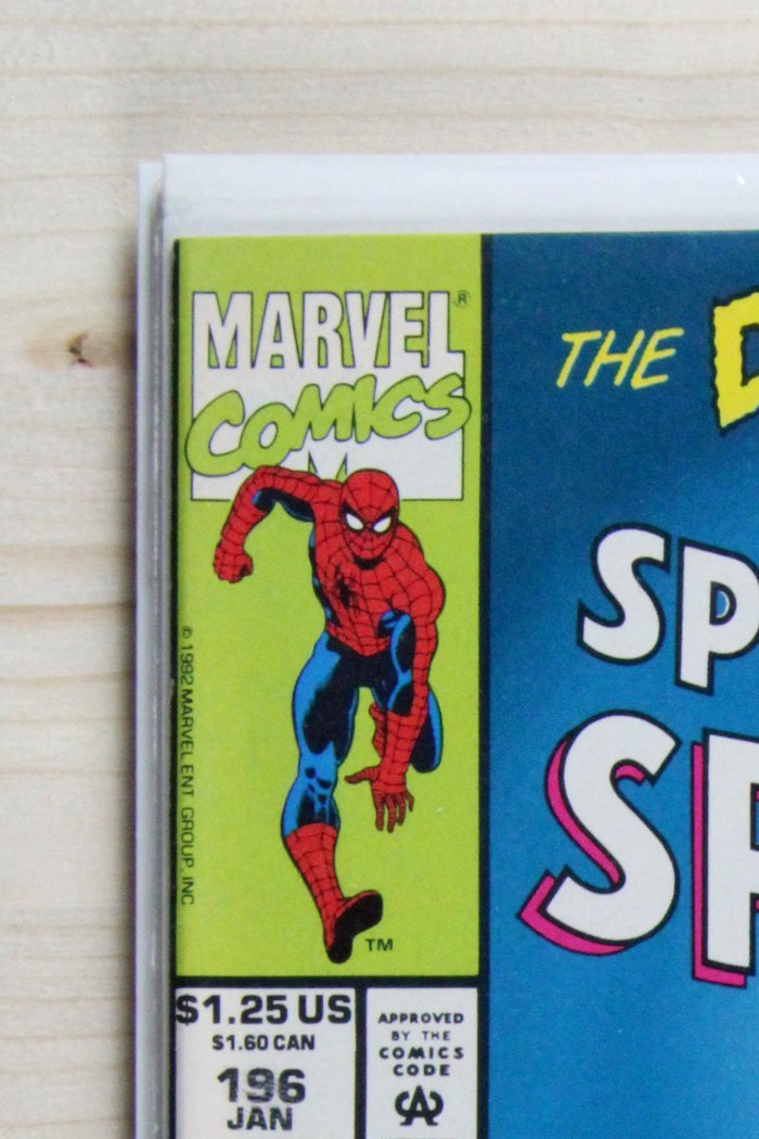 The Spectacular Spider-Man #196 – Marvel (1993) 9.2 NM- The Death of Vermin