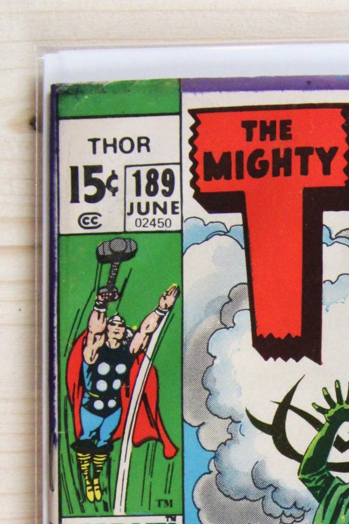 Thor #189 – Marvel (1971) 6.0 FN Joe Sinnott | Stan Lee story