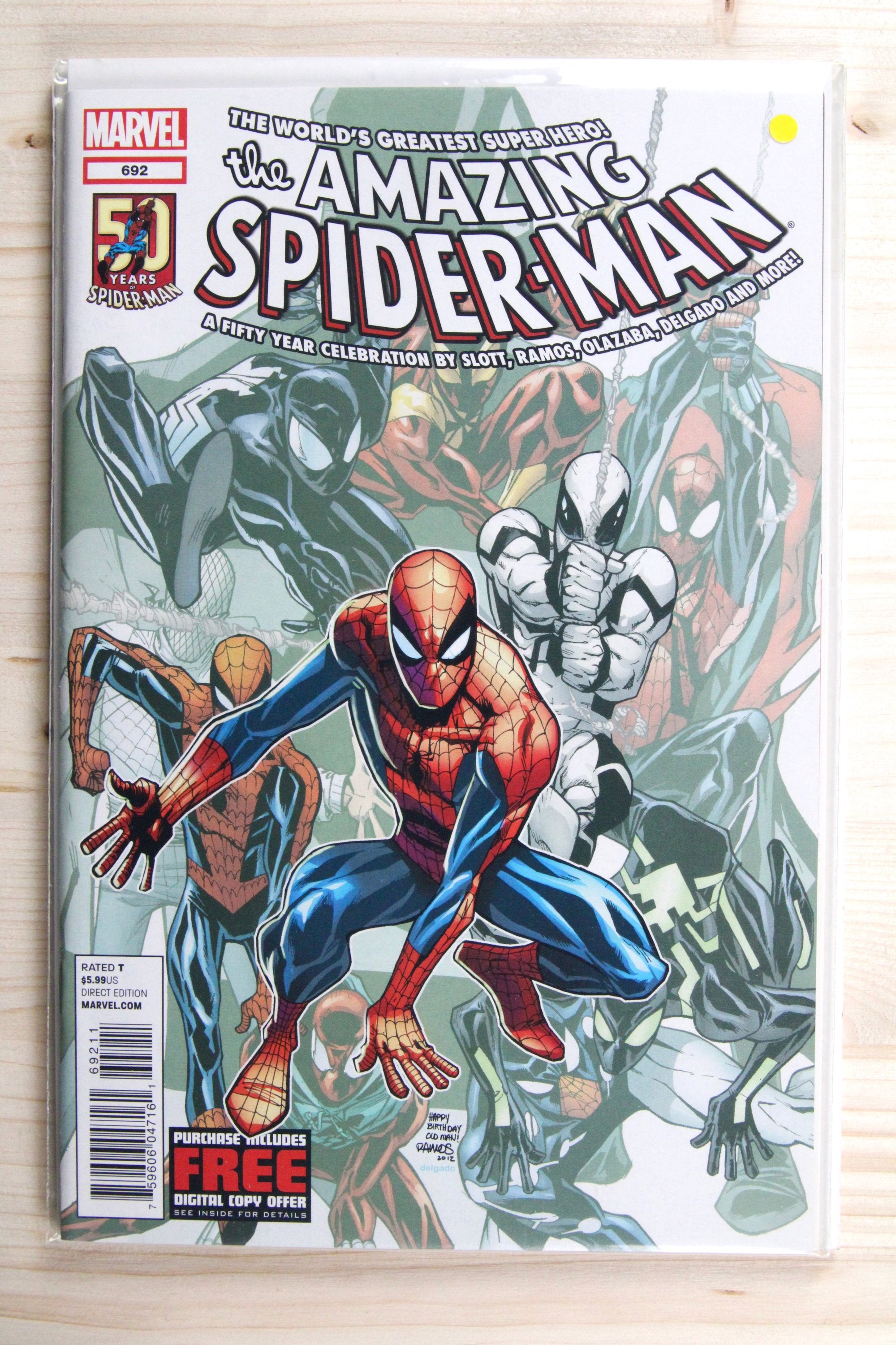 The Amazing Spider-Man #692 – Marvel (2012) 9.4 NM Alpha | Klaus Janson art