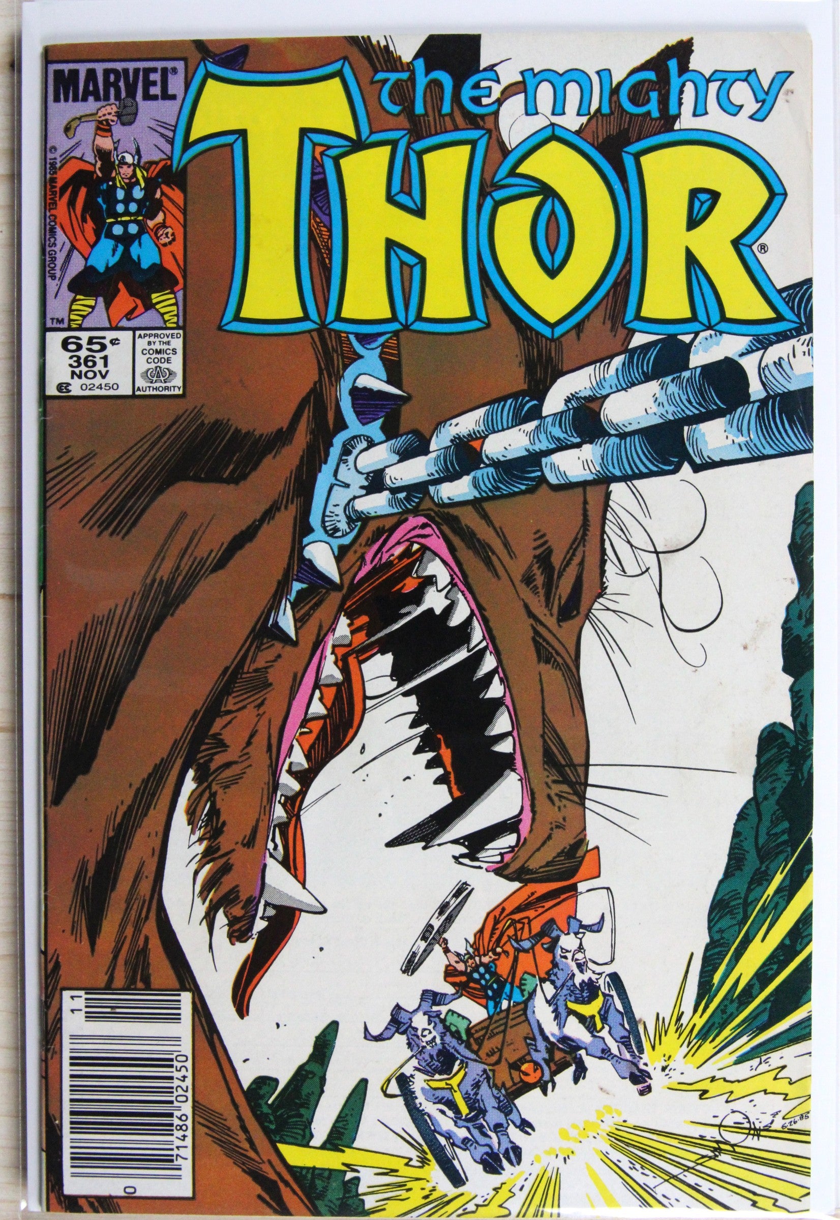 Thor #361 – Marvel (1985) 8.0 VF Newsstand