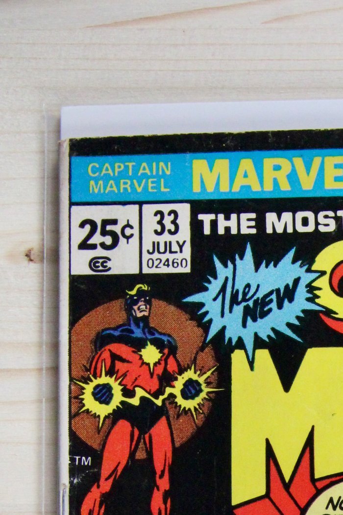 Captain Marvel #33 – Marvel (1974) 4.5 VG+ Thanos War | Klaus Janson