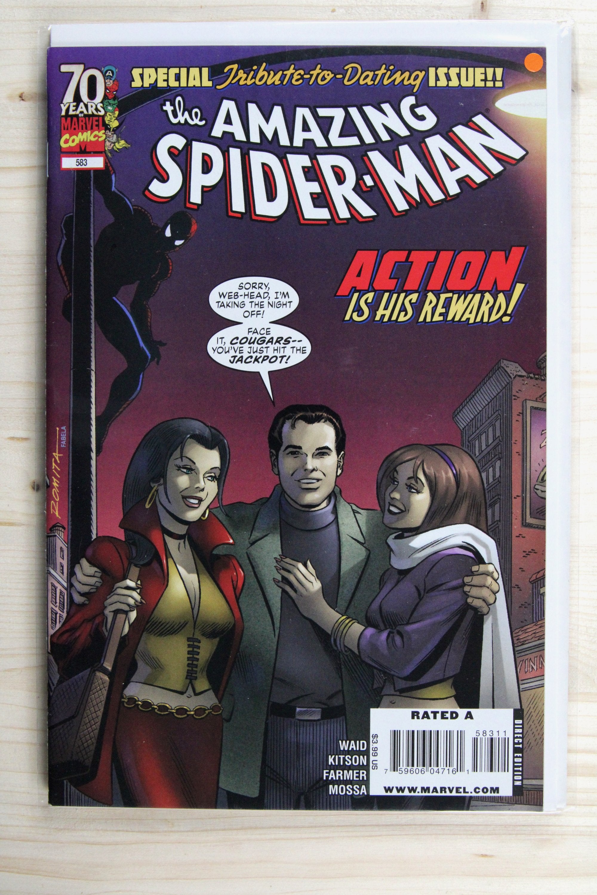 The Amazing Spider-Man #583 – Marvel (2009) 9.4 NM John Romita art