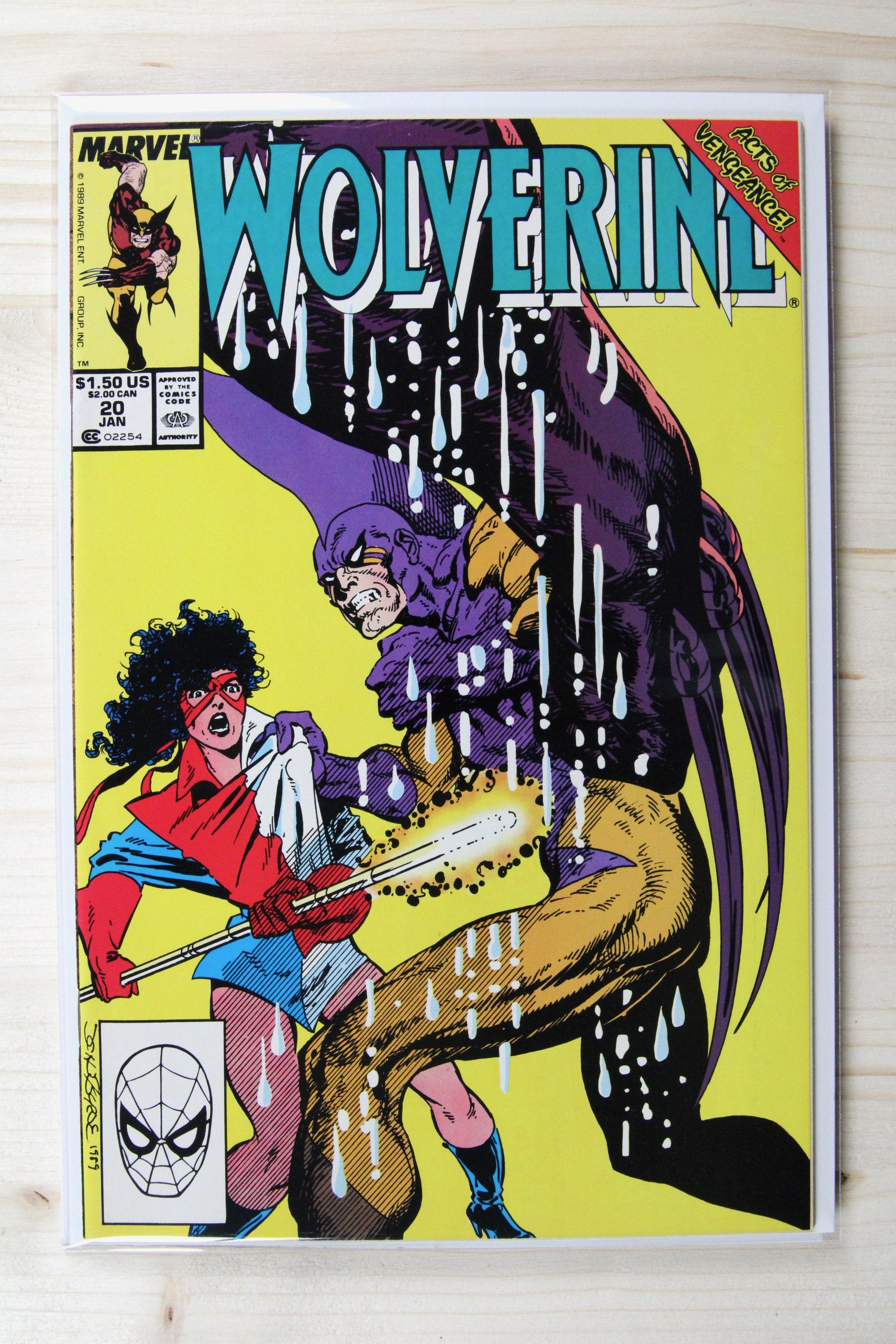 Wolverine #20 – Marvel (1990) 9.0 VF/NM The Lazarus Project