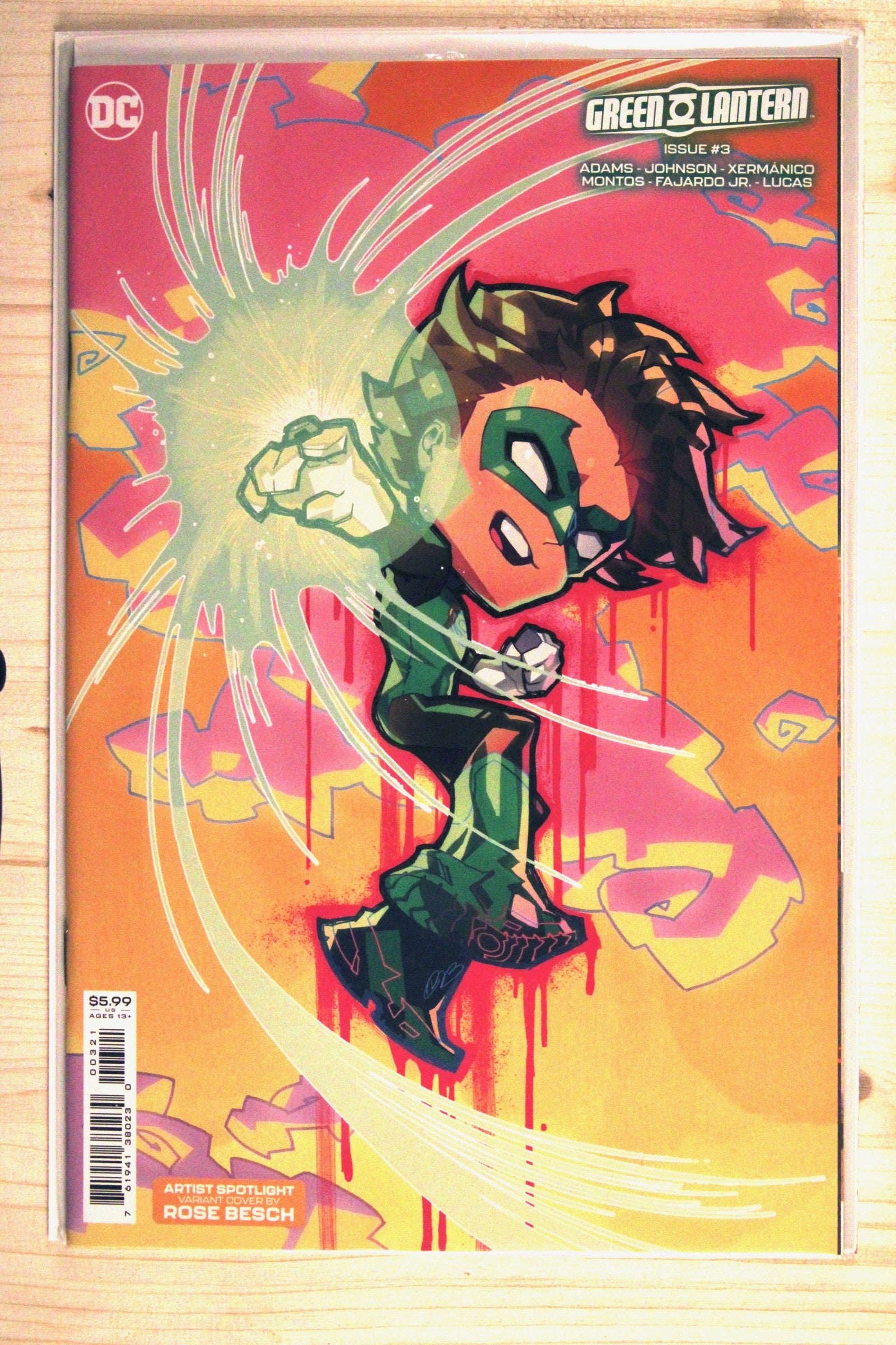 Green Lantern #3 – DC (2023) 9.6 NM+ Rose Besch