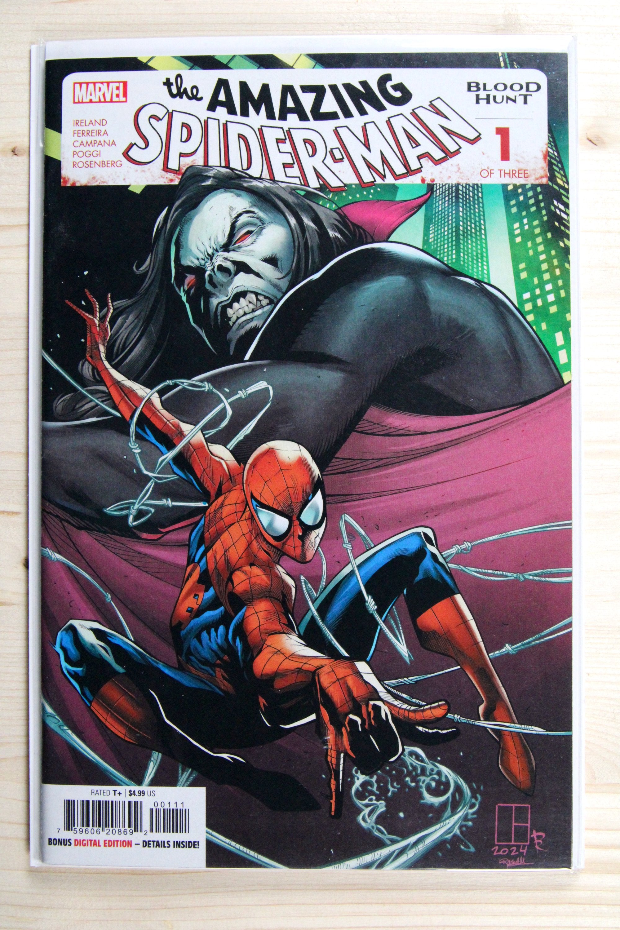 The Amazing Spider-Man: Blood Hunt #1 – Marvel (2024) 9.6 NM+