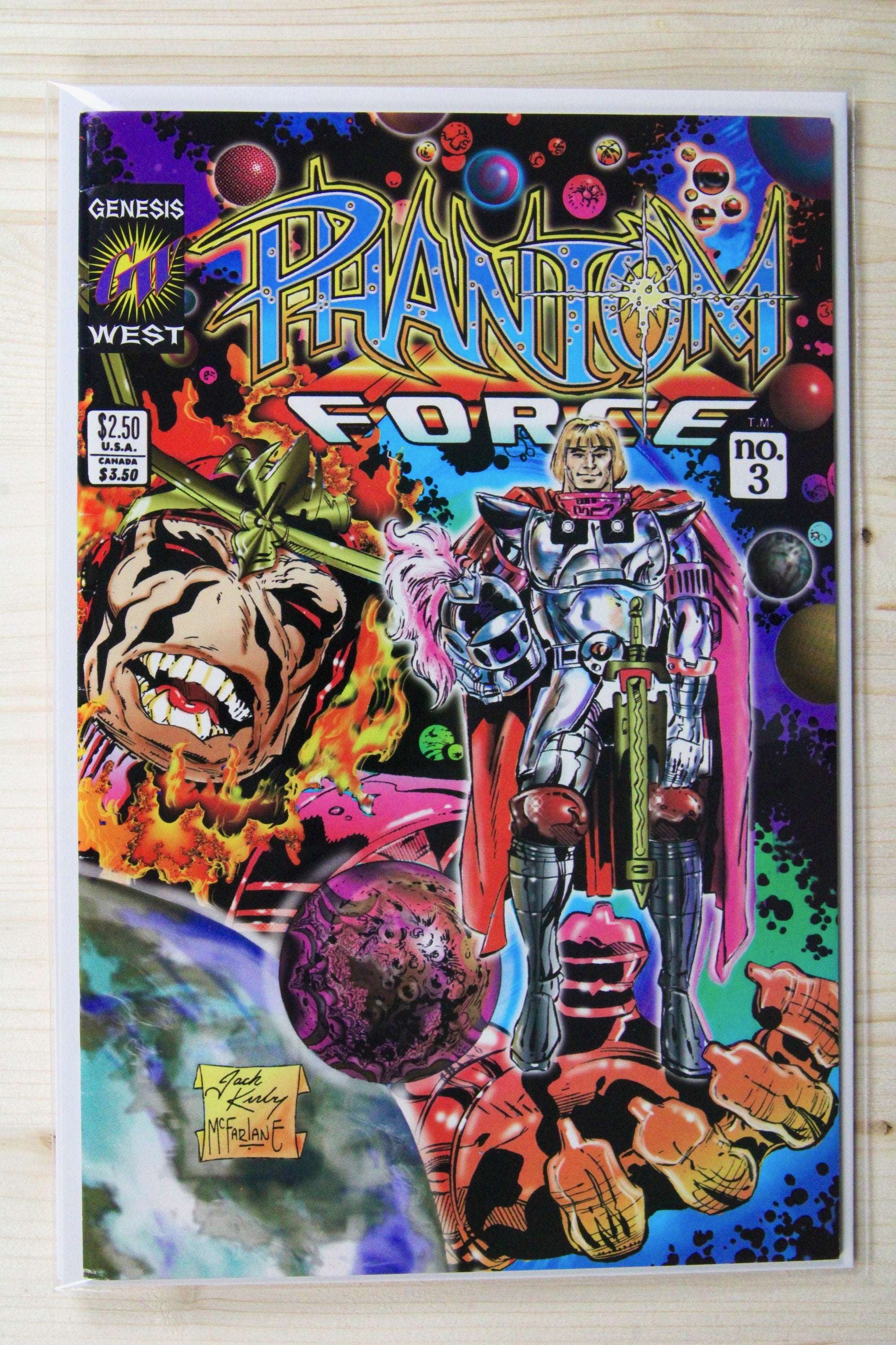 Phantom Force #1,3,4,5,6,7,8 Genesis West (1990) (7 Issues) Run Lot