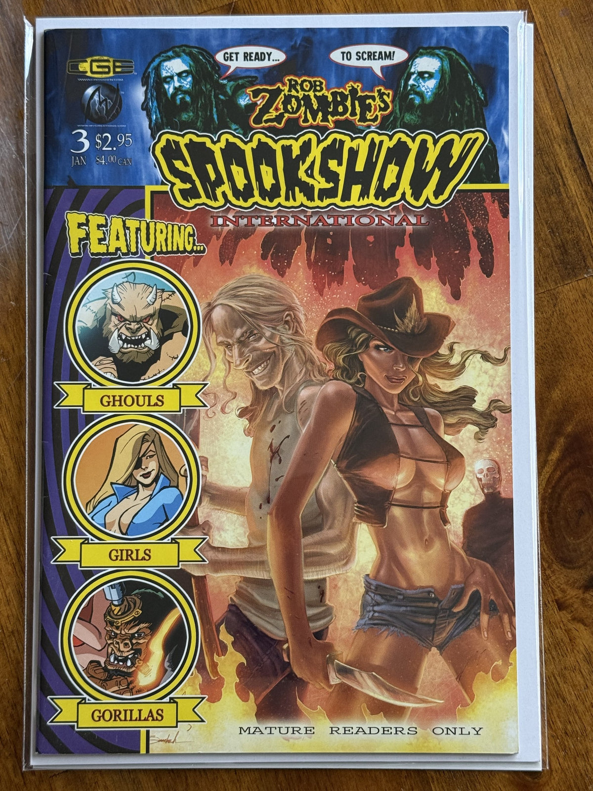 Rob Zombie's Spookshow International #3 – MVCreations (2004) 9.4 NM