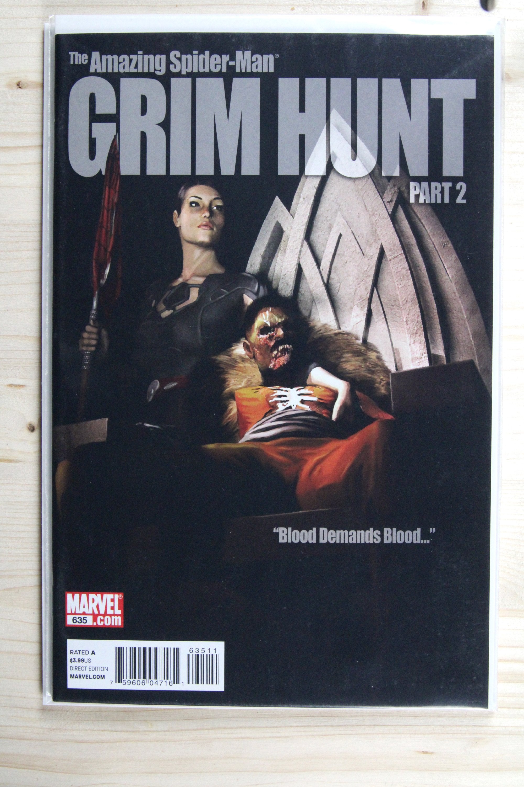 The Amazing Spider-Man #635 – Marvel (2010) 9.4 NM "Kraven the Hunter" Hunting the Hunter | Stan Lee story
