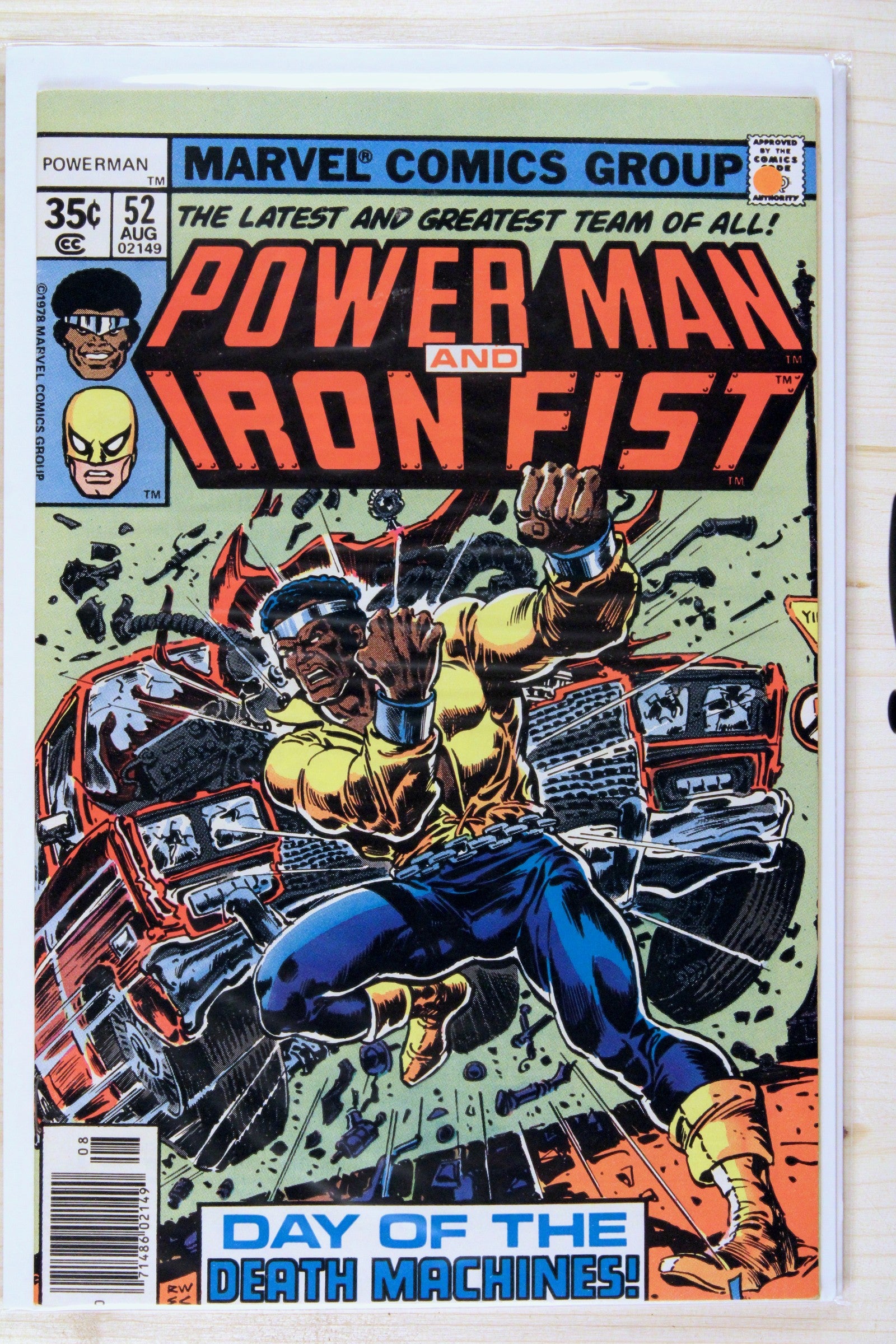 Power Man and Iron Fist #52 – Marvel (1978) 9.0 VF/NM Chris Claremont story | Newsstand Edition