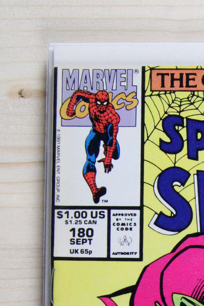 The Spectacular Spider-Man #180 – Marvel (1991) 9.2 NM-