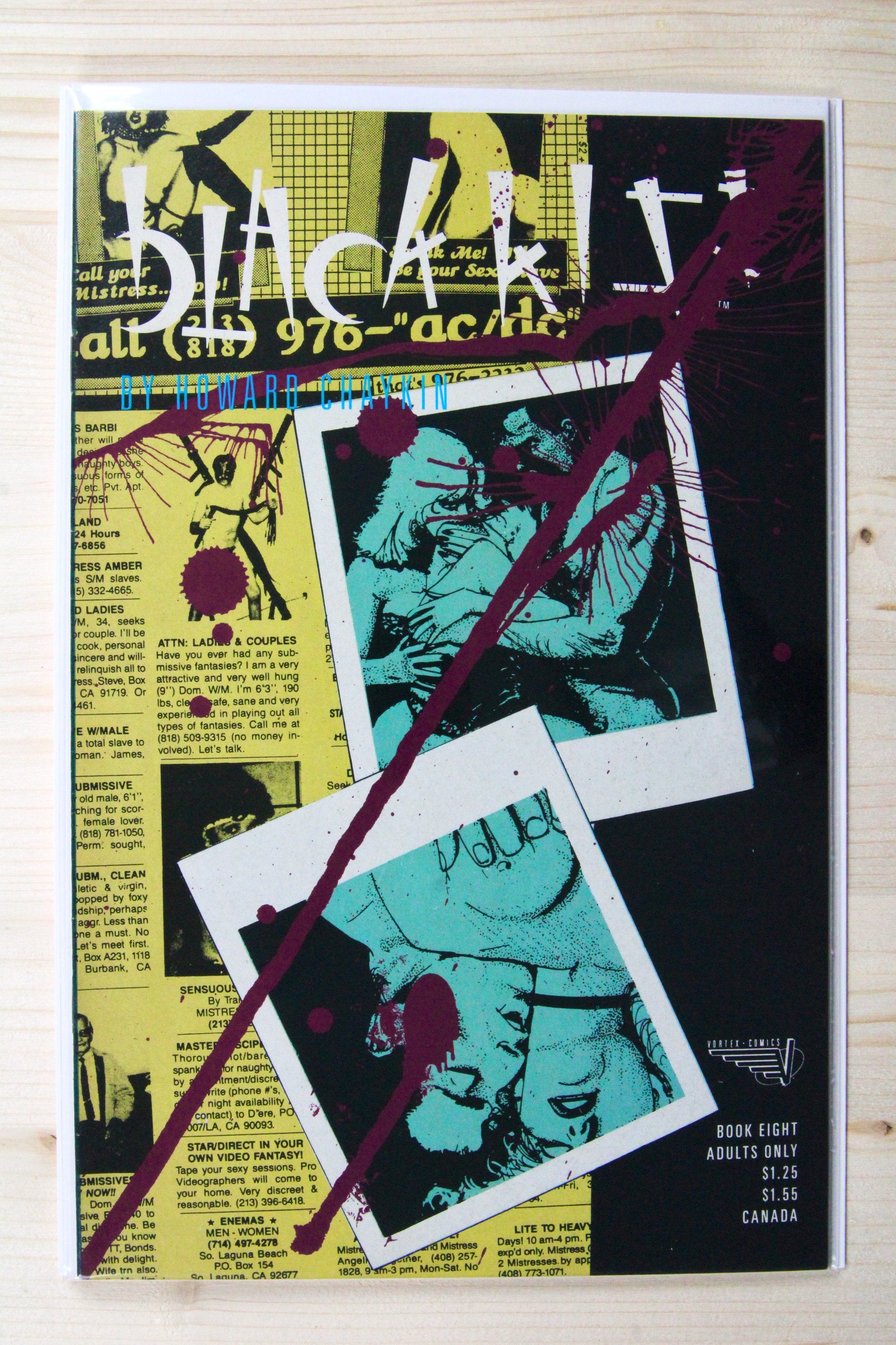 Black Kiss #1-12 – Vortex Comics (1988) Full Series VF/NM Avg