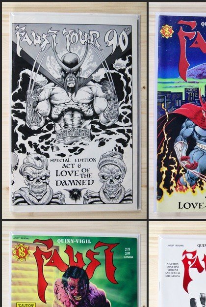 Faust - Love of the Damned #1-13 + Tour '90 – Northstar (1987) Comic Lot