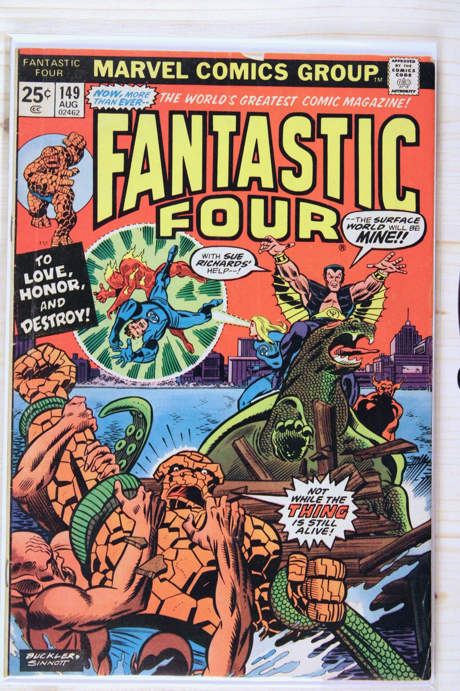 Fantastic Four #149 – Marvel (1974) 6.0 FN Joe Sinnott