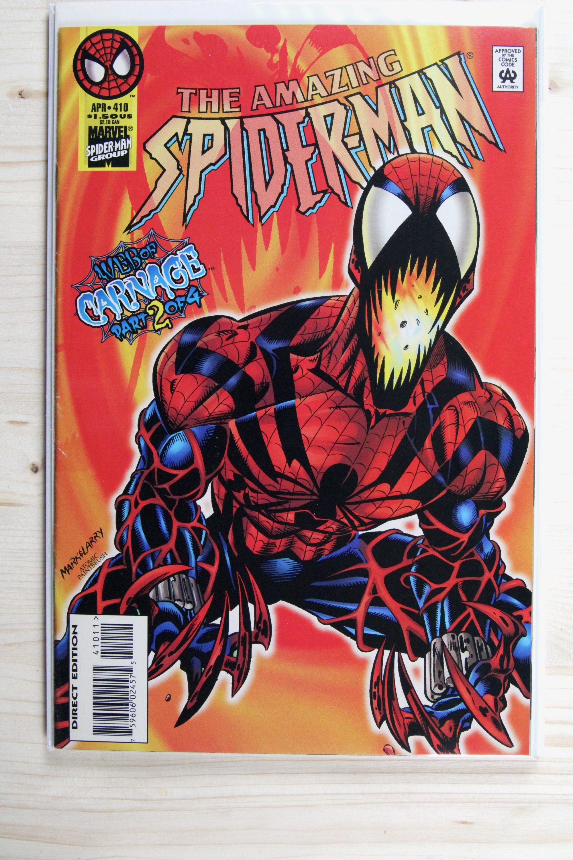 The Amazing Spider-Man #410 – Marvel (1996) 8.0 VF The Web of Carnage