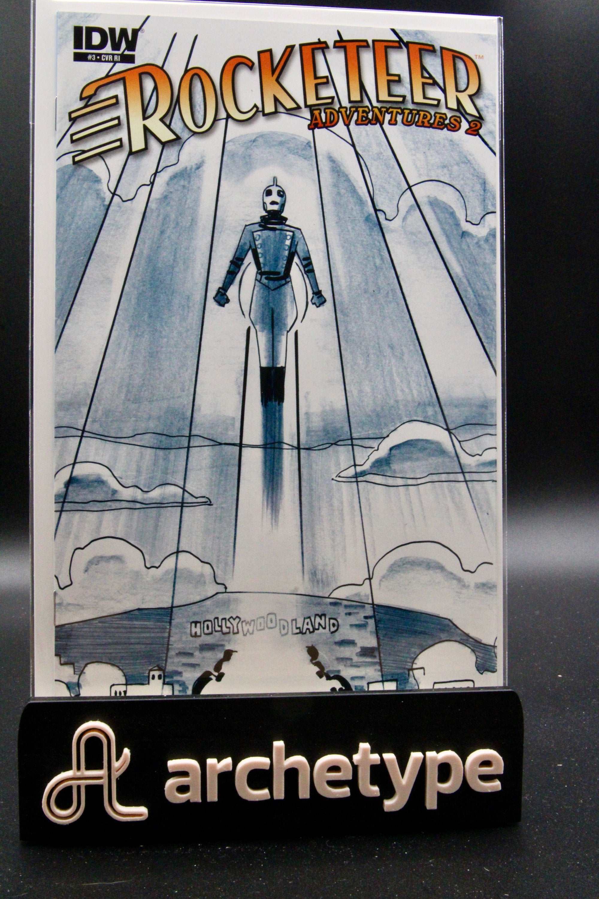 The Rocketeer Adventures Full Series Incentive Variants Cooke HTF #1-4 – IDW Publishing (2012) NM+ Average