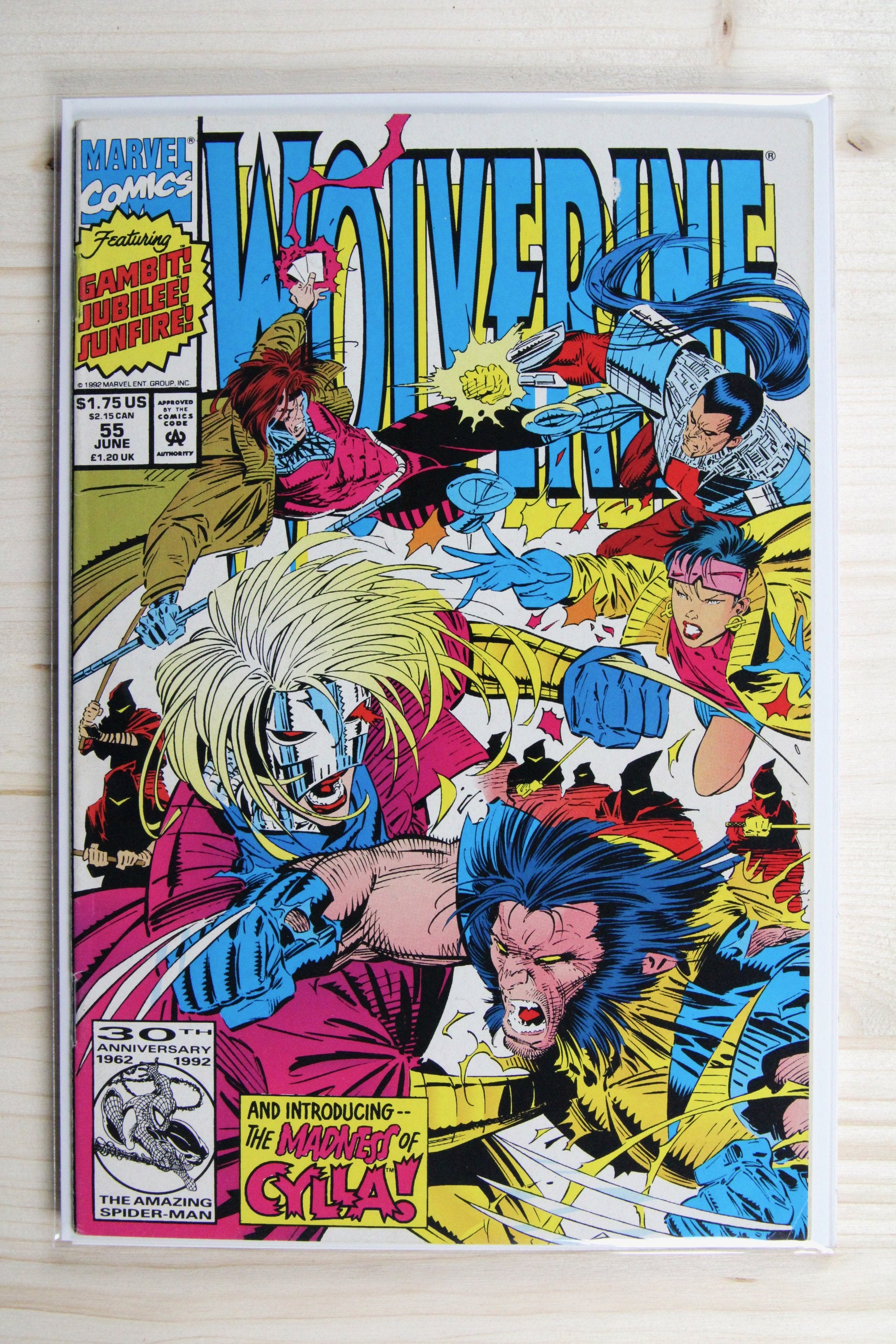 Wolverine #55 – Marvel (1992) 9.0 VF/NM Marc Silvestri art