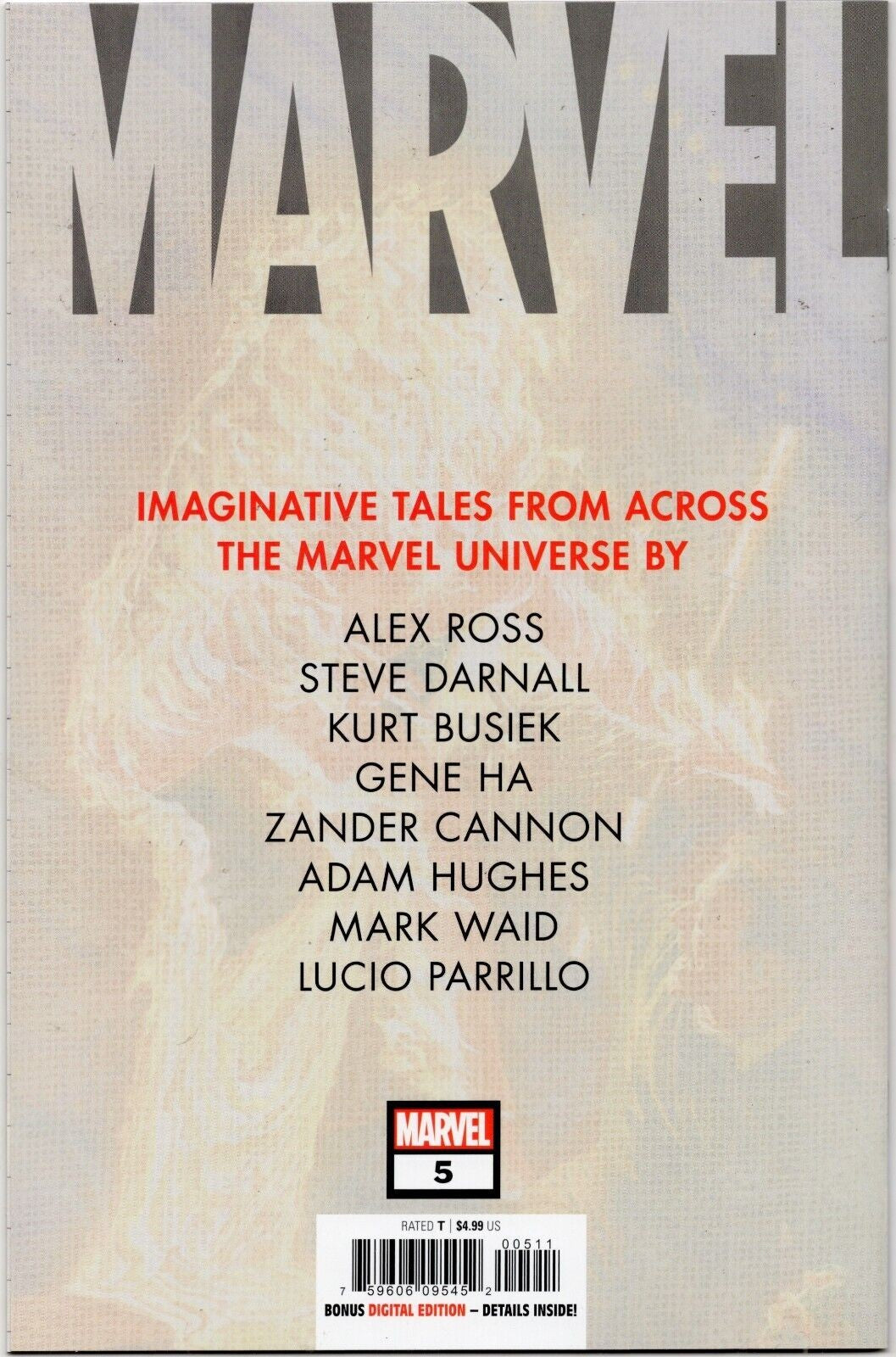 Marvel #5 – Marvel (2021) Alex Ross story