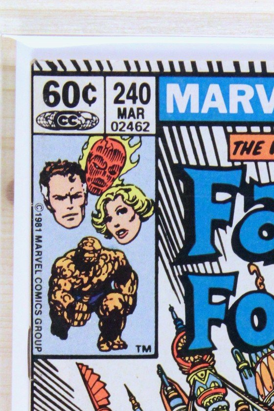 Fantastic Four #240 – Marvel (1982) 7.5 VF- John Byrne story | Terry Austin cover | Newsstand Edition