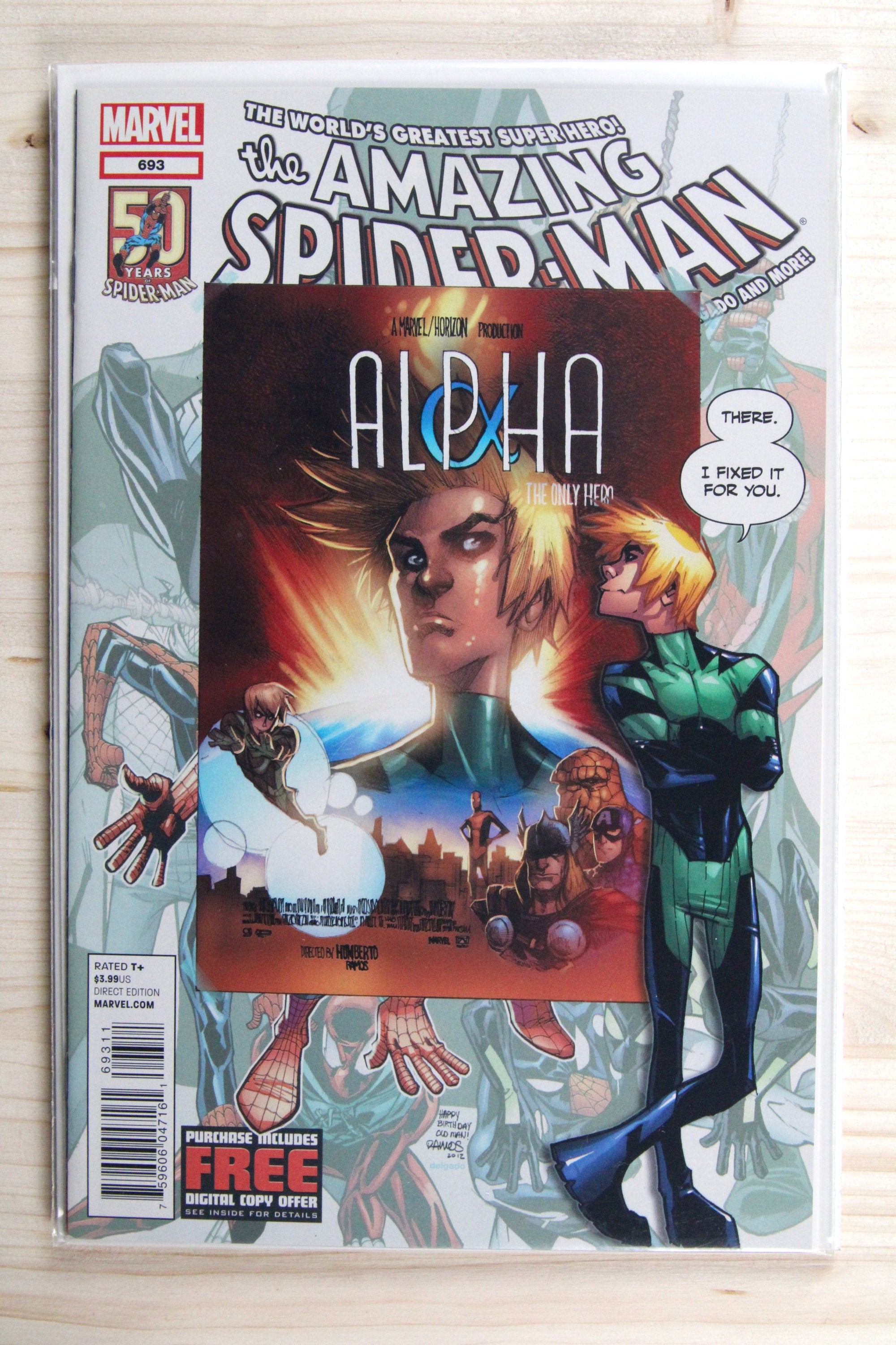 The Amazing Spider-Man #693 – Marvel (2012) 9.4 NM Alpha
