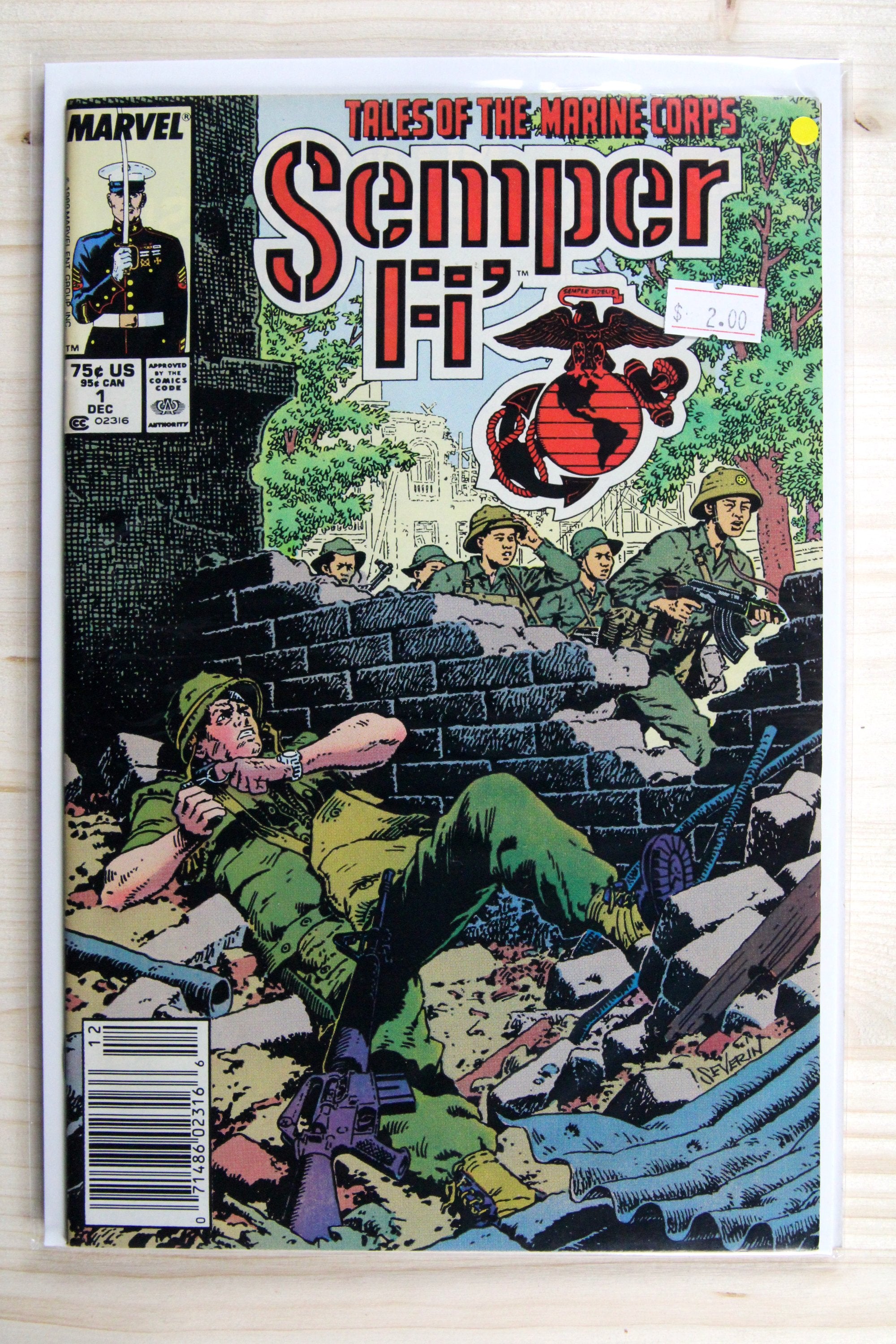 Tales of the Marine Corps Semper Fi' #1 – Marvel (1988) 8.5 VF+ Newsstand