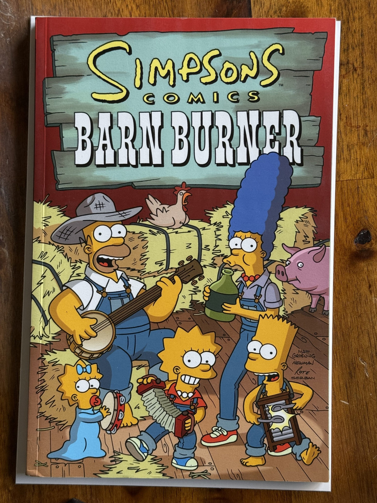 Simpsons Comics Barn Burner #1 – Bongo Comics (2000)