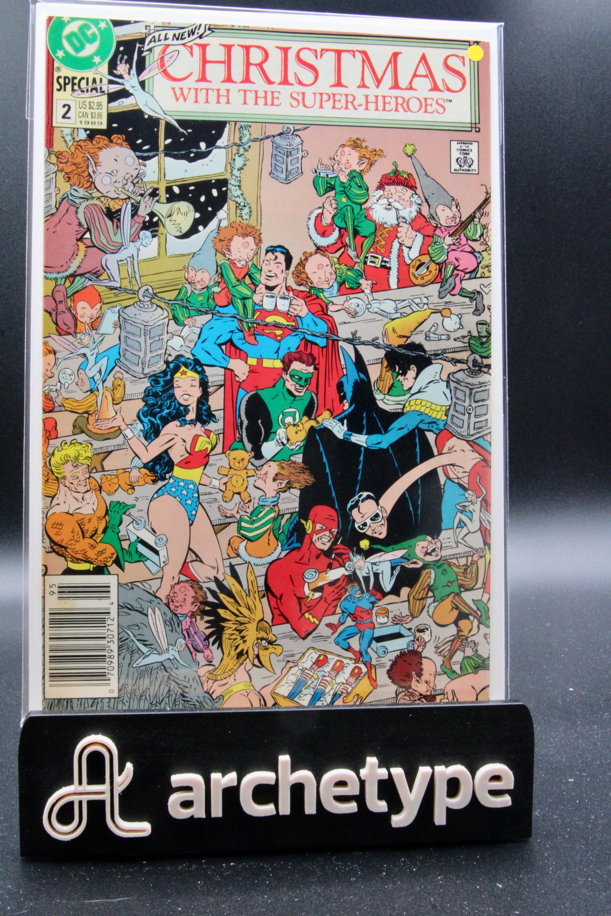 Christmas With the Super-Heroes #2 – DC (1989) John Byrne story