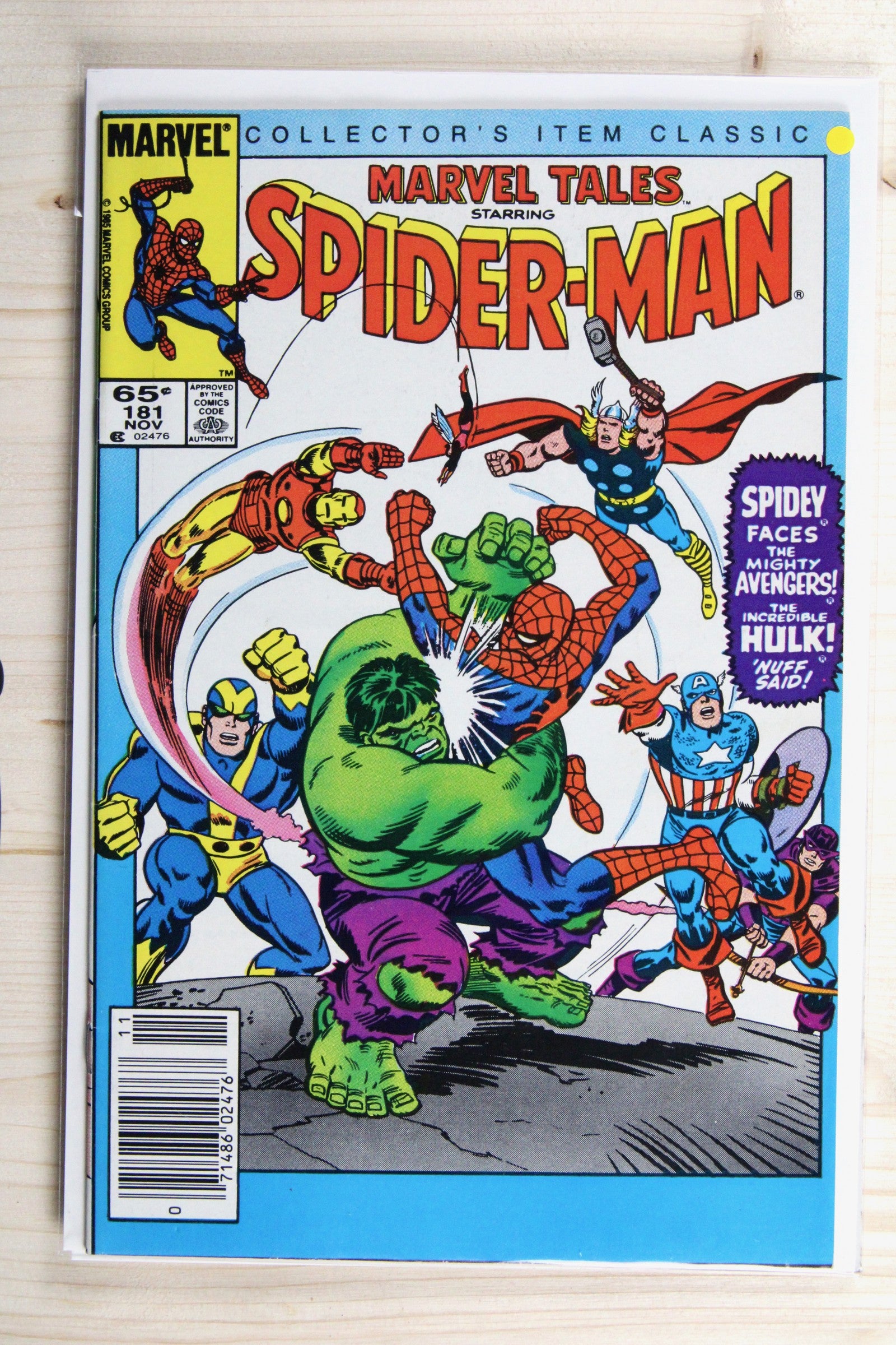 Marvel Tales #181 – Marvel (1985) 9.0 VF/NM Newsstand Edition