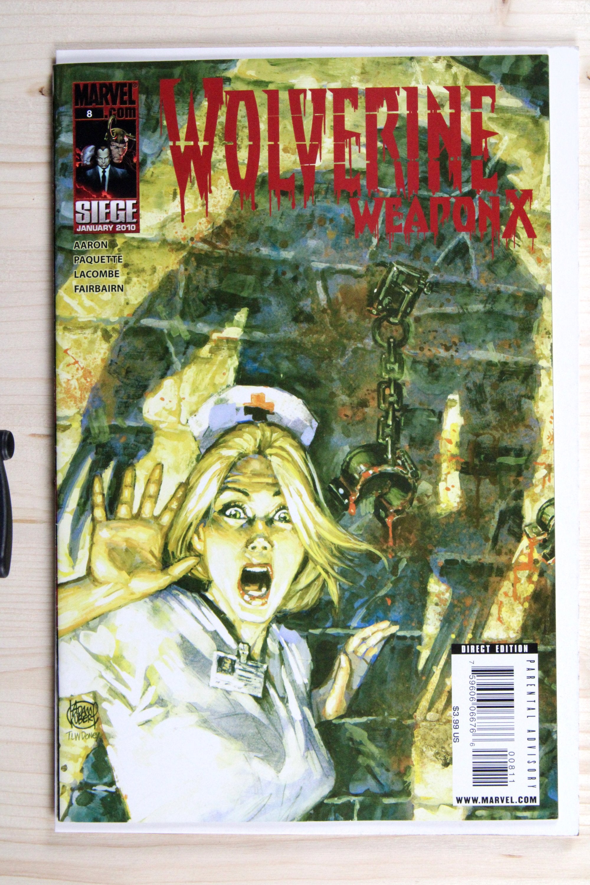 Wolverine: Weapon X #8 – Marvel (2010) 9.0 VF/NM "Avengers" Dark Reign | Jason Aaron story