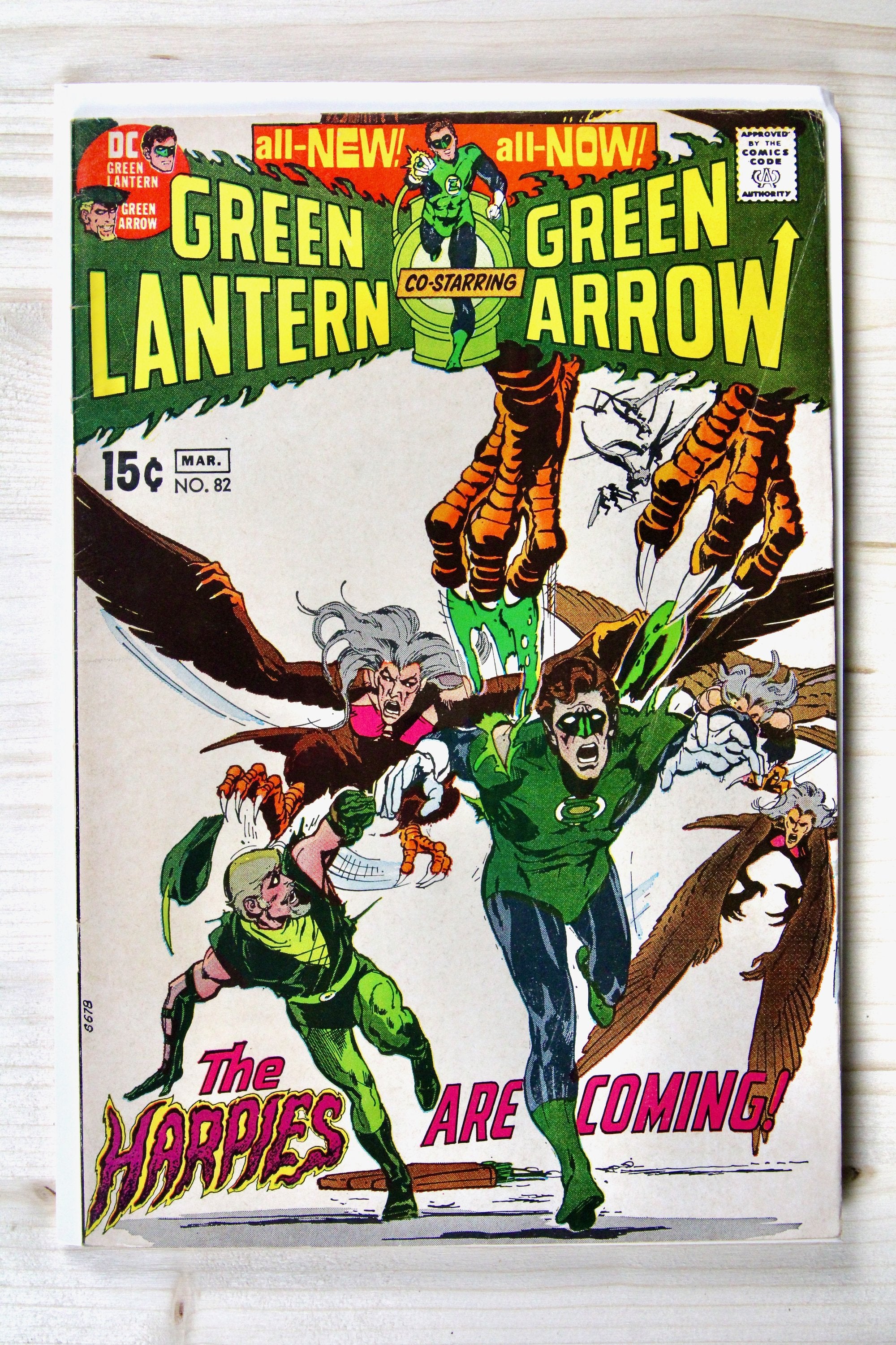 Green Lantern #82 – DC (1971) 5.0 VG/FN Neal Adams art