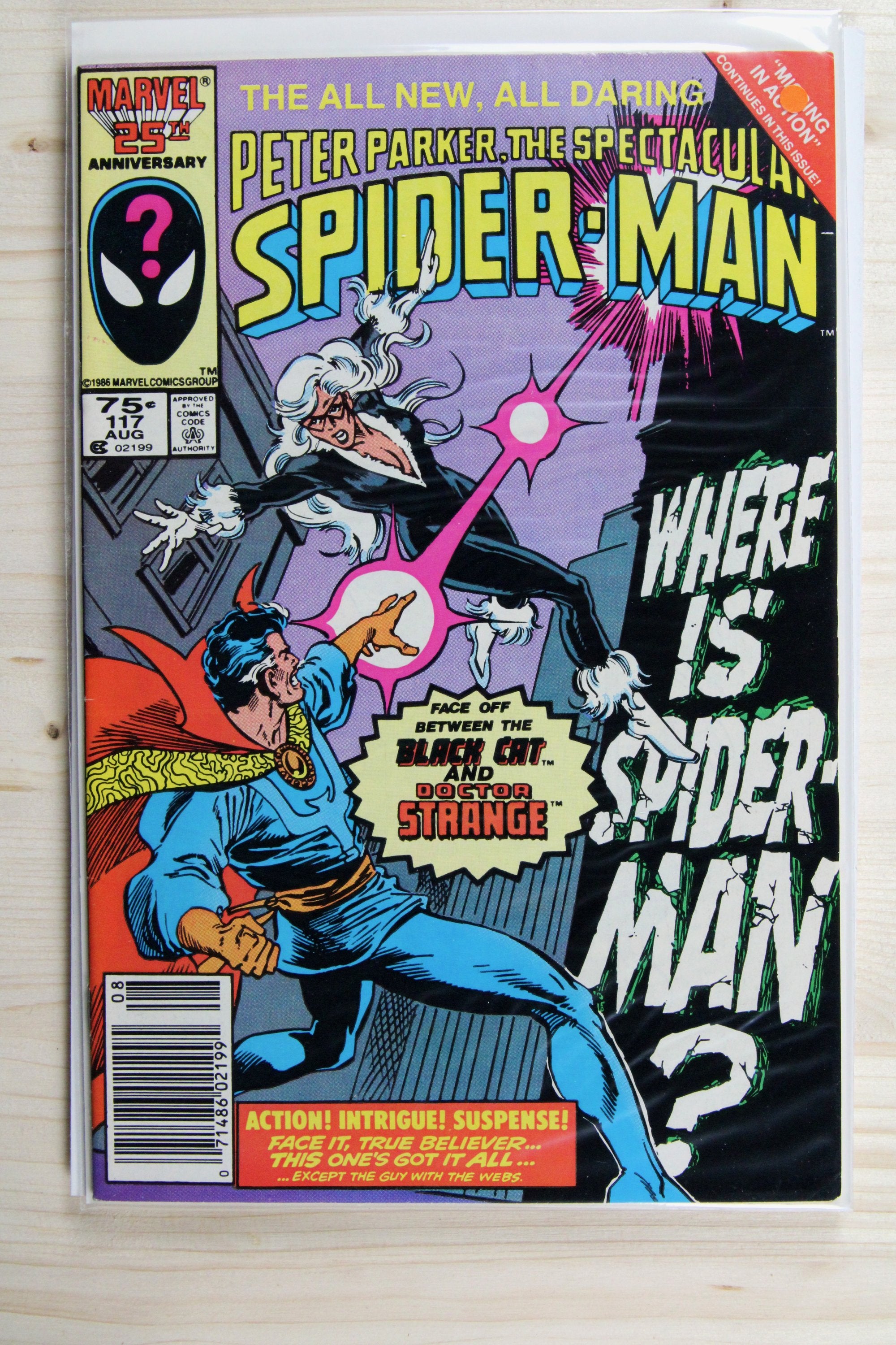 Peter Parker, the Spectacular Spider-Man #117 – Marvel (1985) 8.0 VF The Death of Jean DeWolff | Newsstand