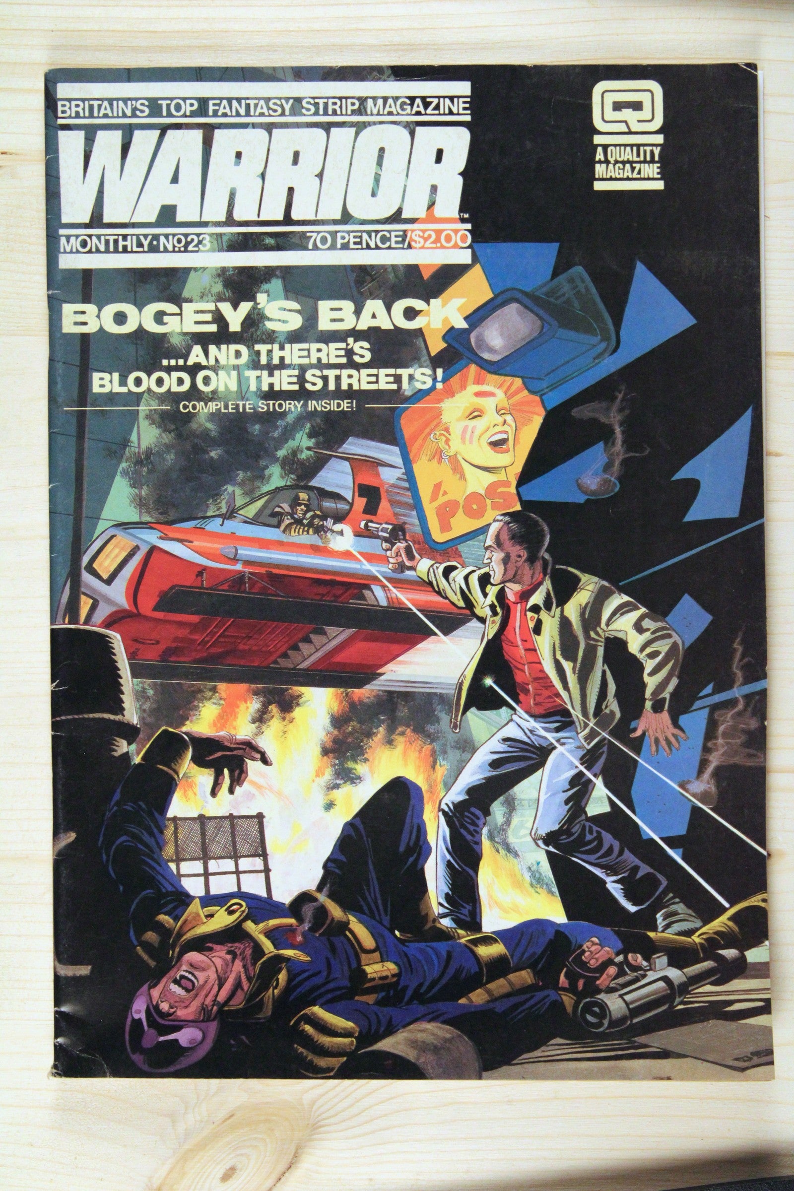 Warrior #23 – Quality Communications (1984) 7.0 FN/VF "V for Vendetta" Book 2: This Vicious Cabaret | Alan Moore story