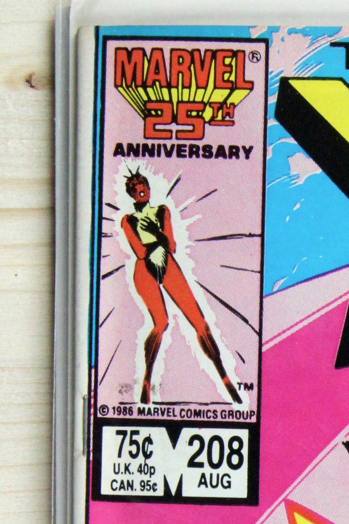 The Uncanny X-Men #208 – Marvel (1986) 8.5 VF+ Chris Claremont story
