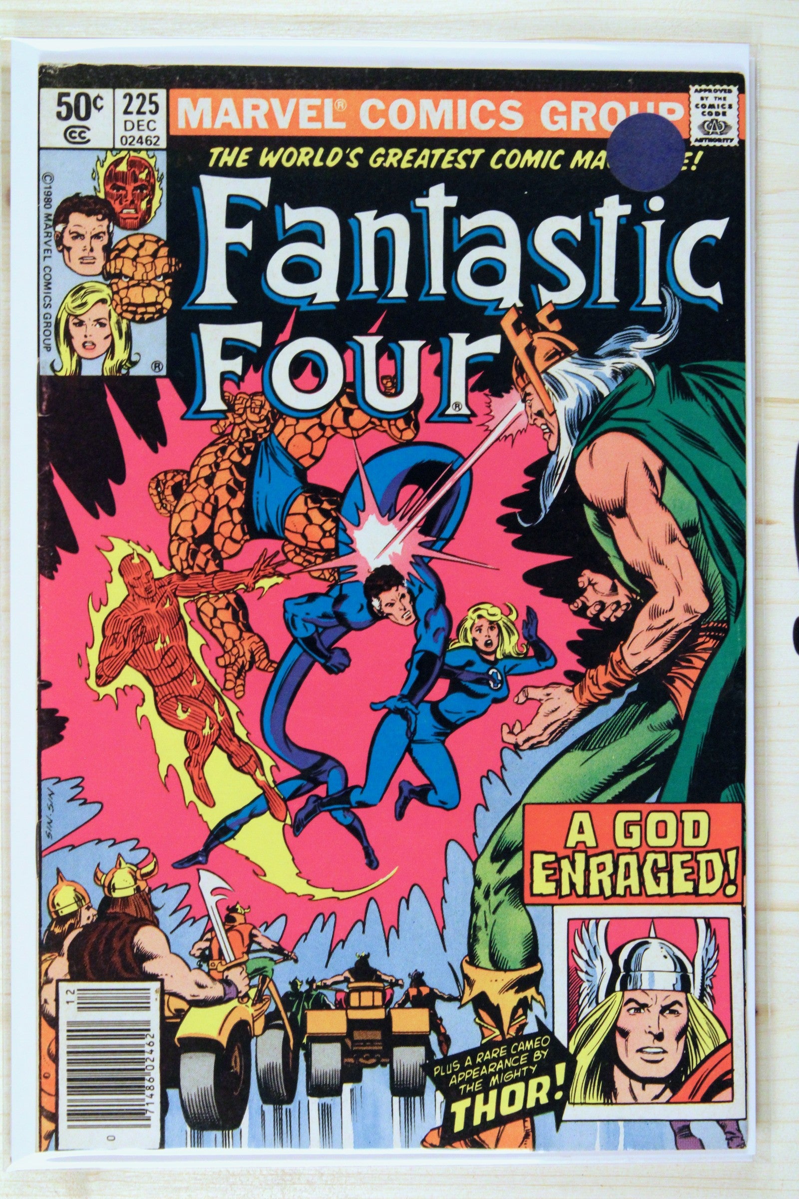 Fantastic Four #225 – Marvel (1980) 7.5 VF- Joe Sinnott cover | Newsstand Edition