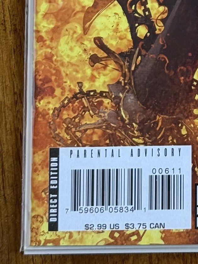 Ghost Rider: Trail of Tears #6 Clayton Crain – Marvel (2007) 9.6 NM+