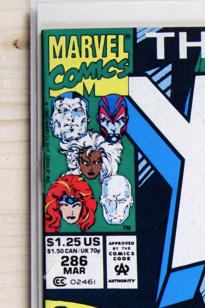 The Uncanny X-Men #286 – Marvel (1992) 7.5 VF- Jim Lee cover | Whilce Portacio art | Newsstand