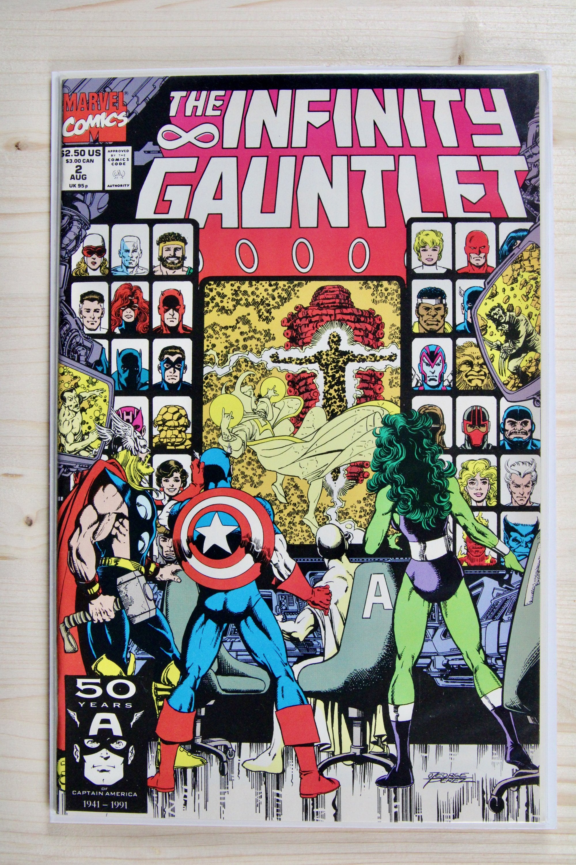 The Infinity Gauntlet #2 – Marvel (1991) 9.6 NM+ "Infinity Trilogy" Infinity Gauntlet