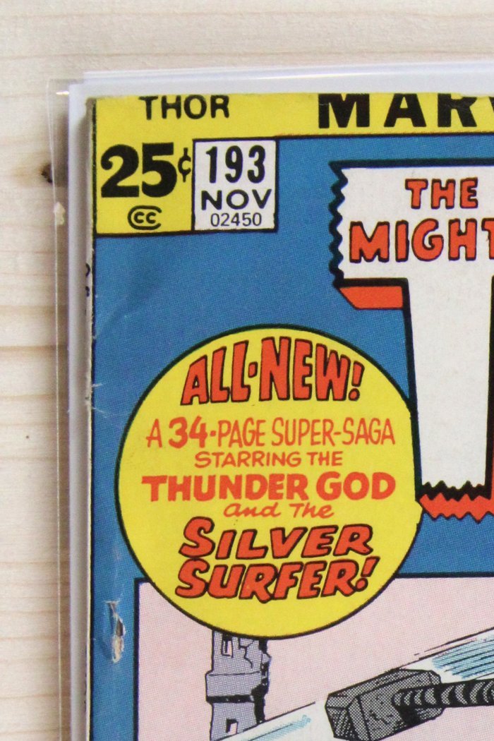 Thor #193 – Marvel (1971) 2.0 GD Stan Lee