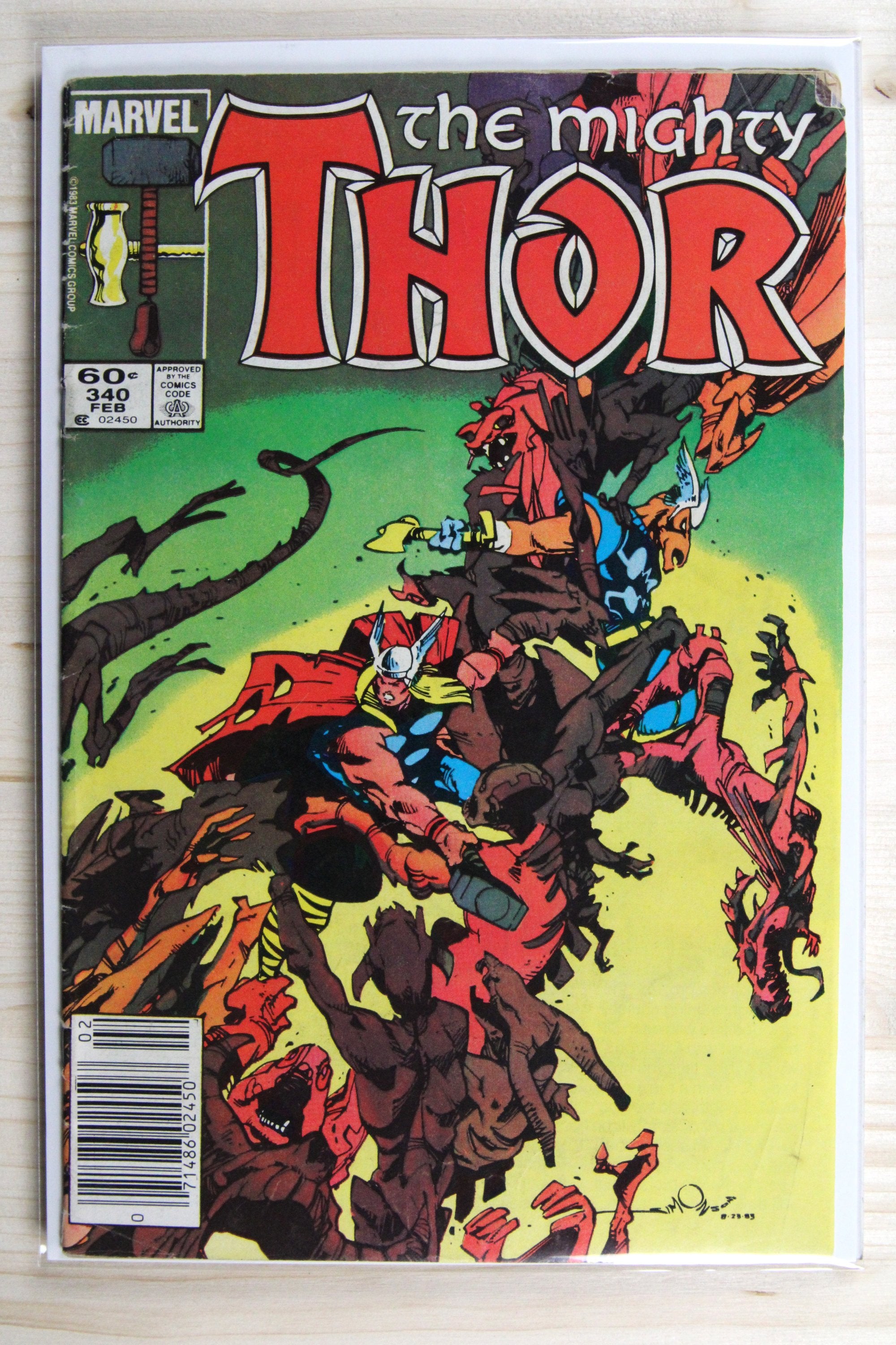 Thor #340 – Marvel (1984) 6.5 FN+ Newsstand