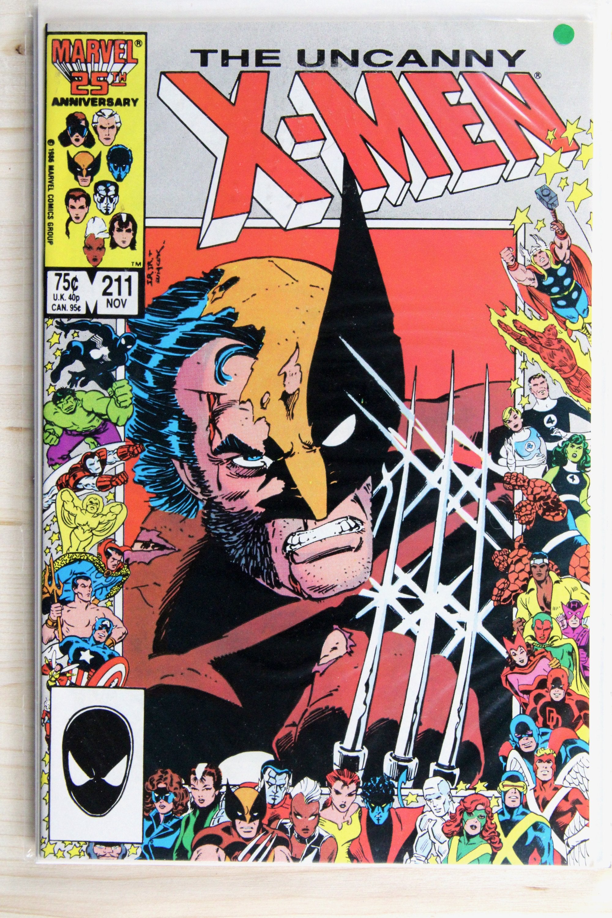 The Uncanny X-Men #211 – Marvel (1986) 9.0 VF/NM Mutant Massacre | Chris Claremont story