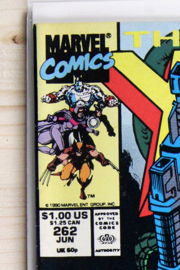 The Uncanny X-Men #262 – Marvel (1990) 9.0 VF/NM Chris Claremont story