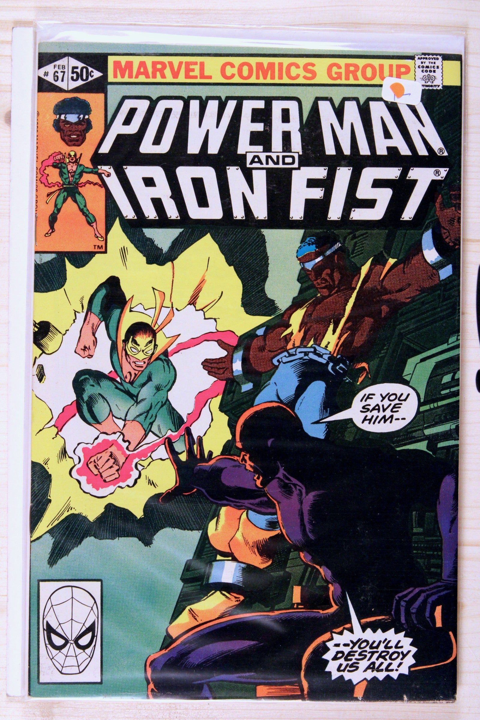Power Man and Iron Fist #67 – Marvel (1981) 9.0 VF/NM Frank Miller art