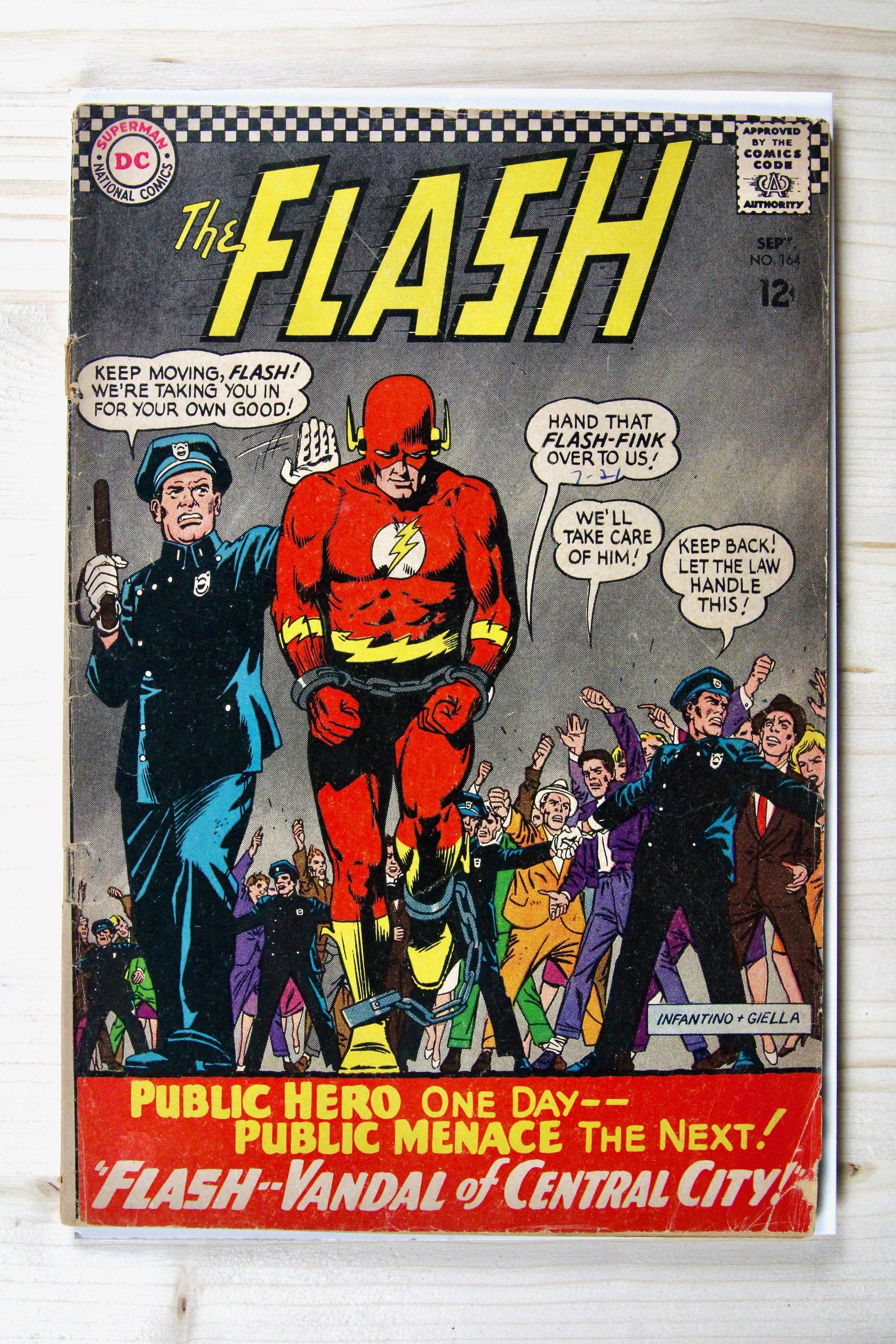 The Flash #164 – DC (1966) 4.5 VG+